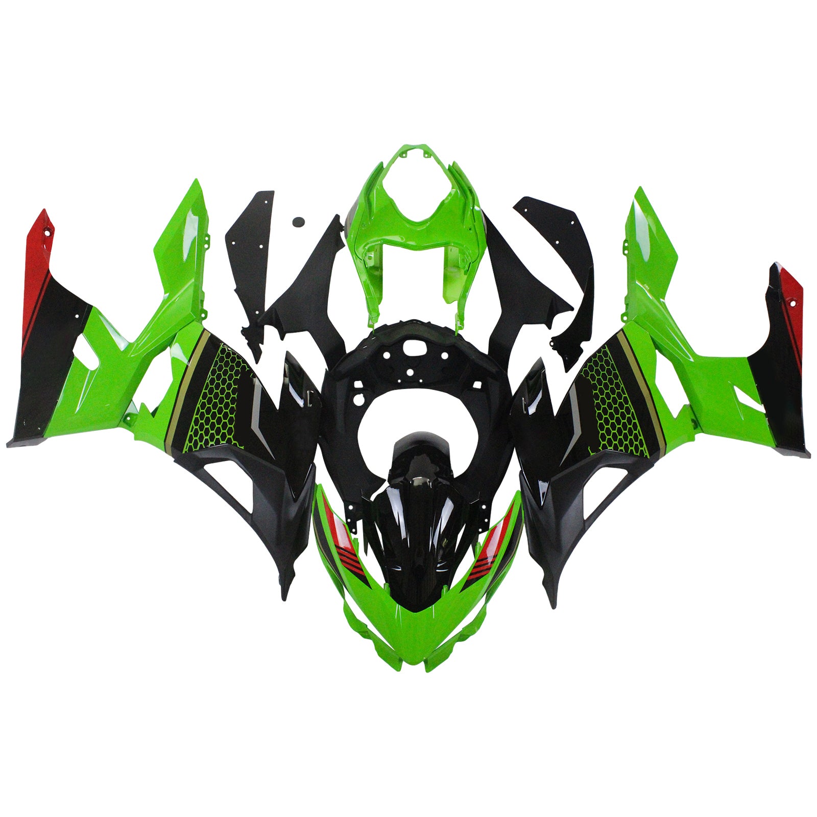 Injection Fairing Kit Bodywork For Kawasaki EX400 Ninja400 2018-2024