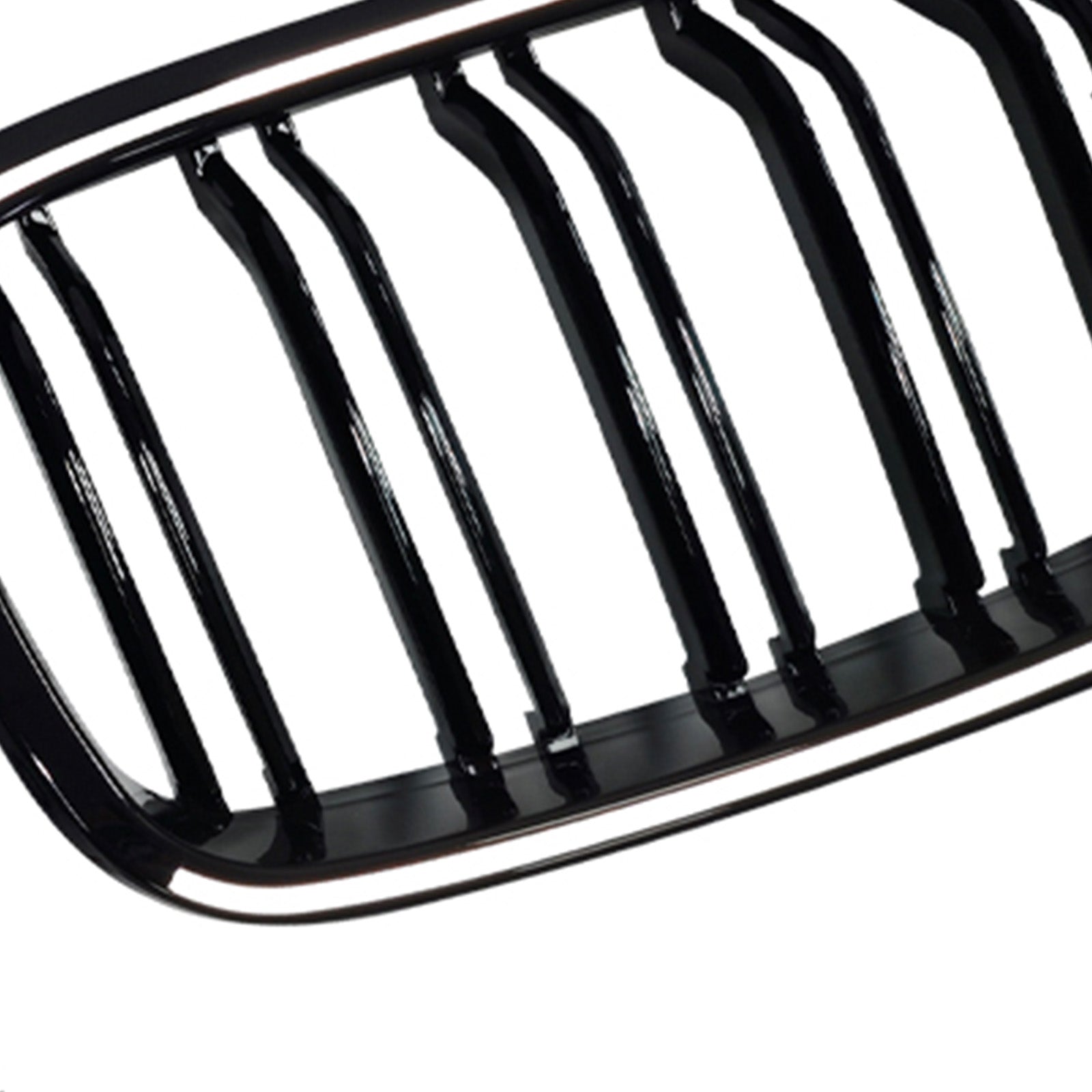 Double Rib Front Kidney Grill Grille Fit BMW 3 Series E90/E91 2009-2011 LCI