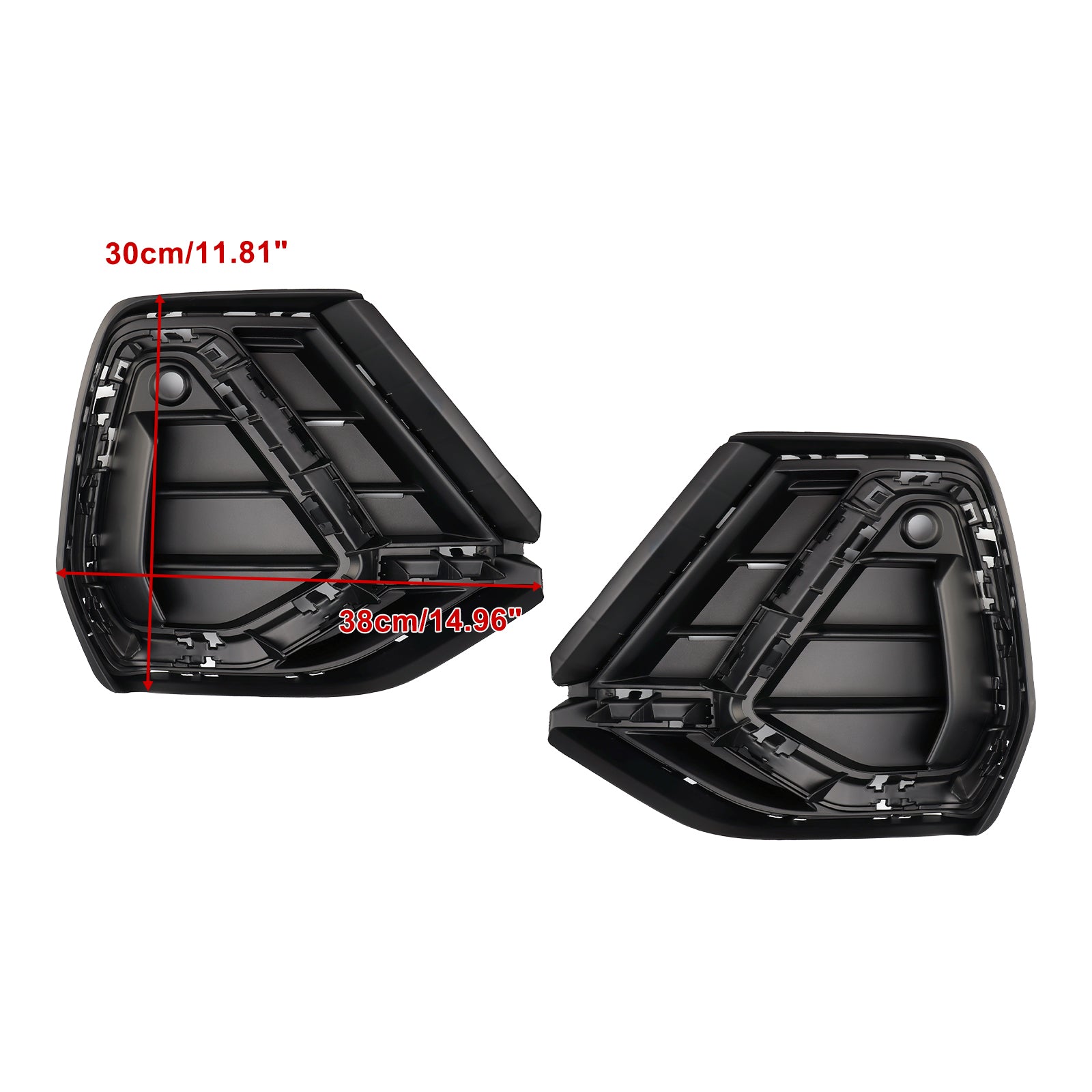 2019-2022 AUDI Q3 S-LINE 2PCS GLOSS BLOOD FRANT PAURUMER COURTER