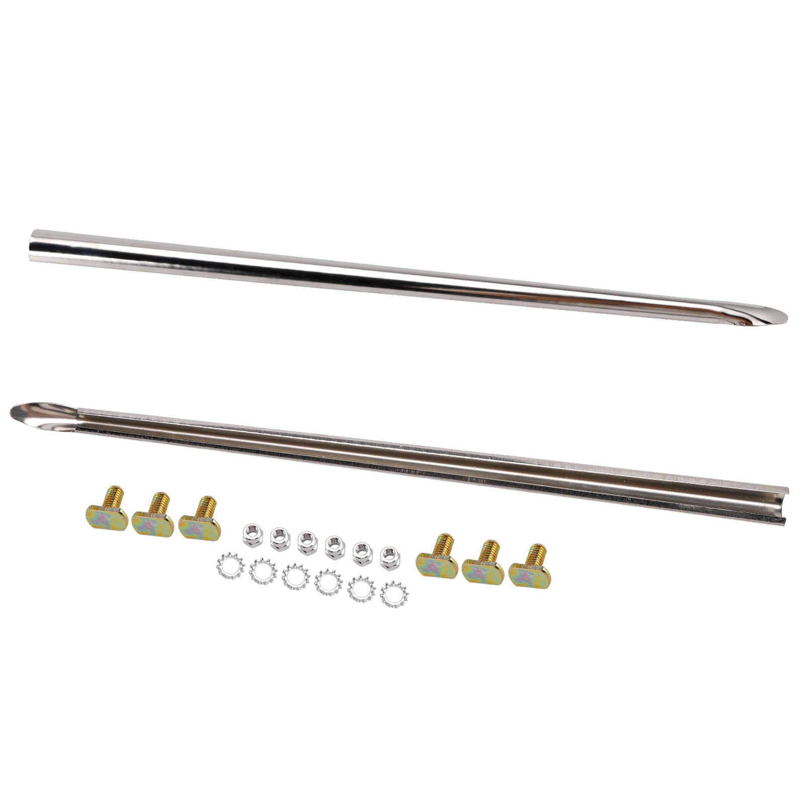 Garniture de lances de garde-boue avant adaptée pour Touring Road King 1982-23 Softail 86-17