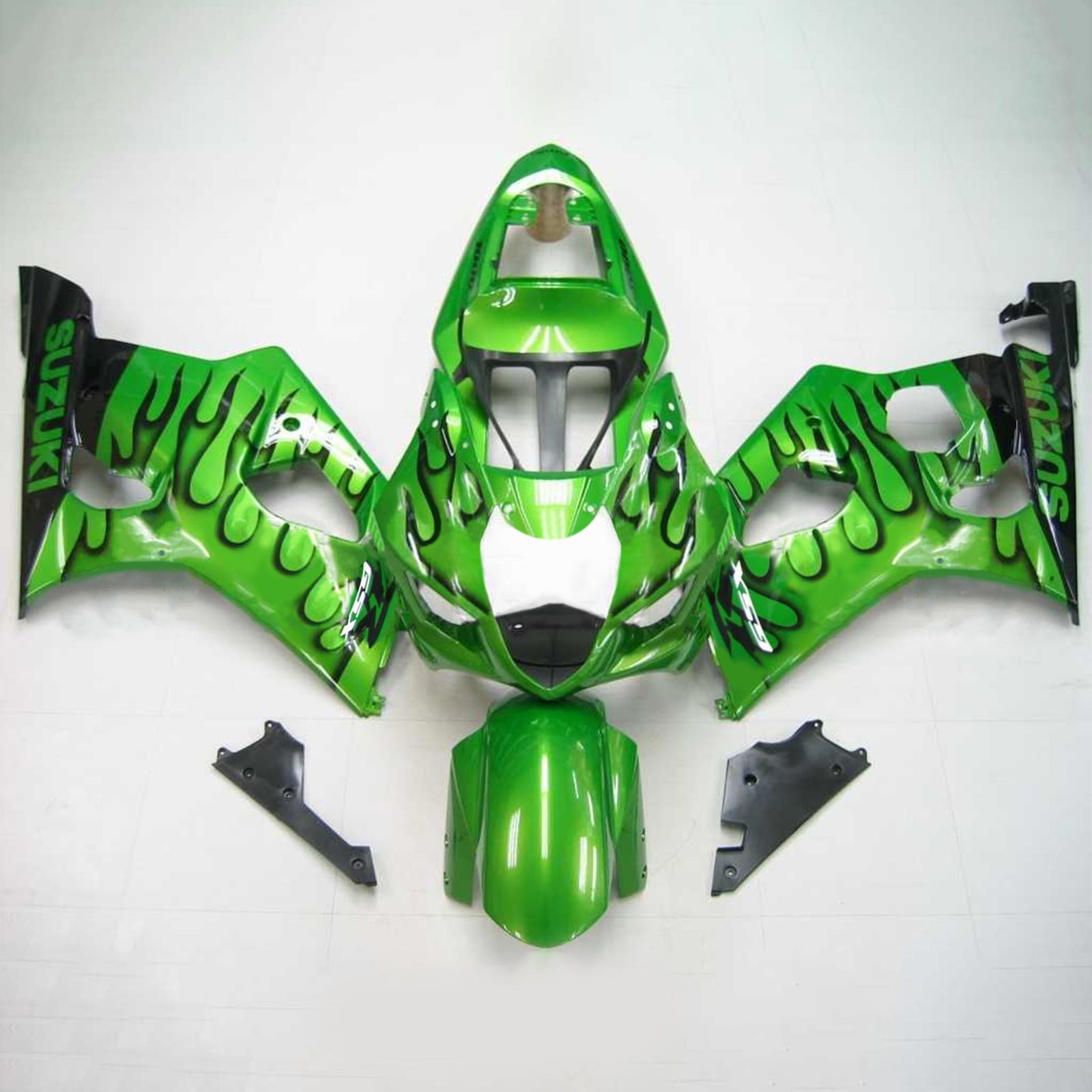 2003-2004 Suzuki GSXR1000 K3 Kit de carénage injection AMOTOPART BORDSWORD PLASTIQUE ABS # 119