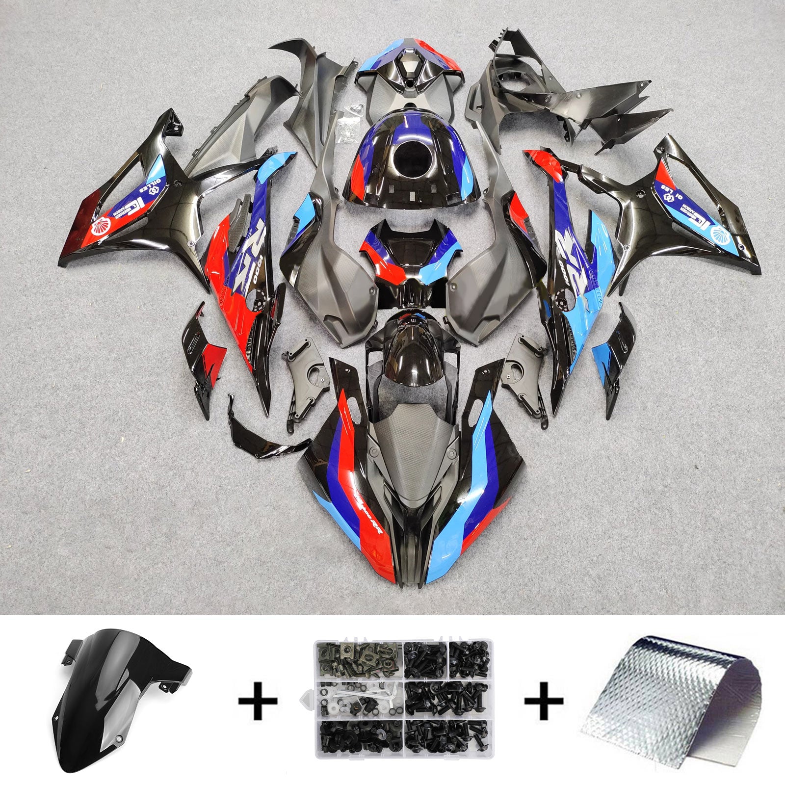 2023-2024 BMW S1000RR Injectiekuipset Carrosserie Kunststof ABS