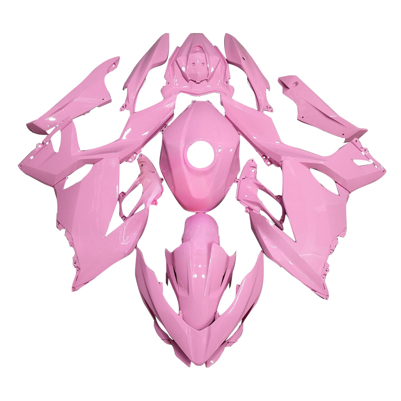 Injectiekuipset carrosserie kunststof ABS geschikt voor Kawasaki EX400 Ninja400 2018-2024