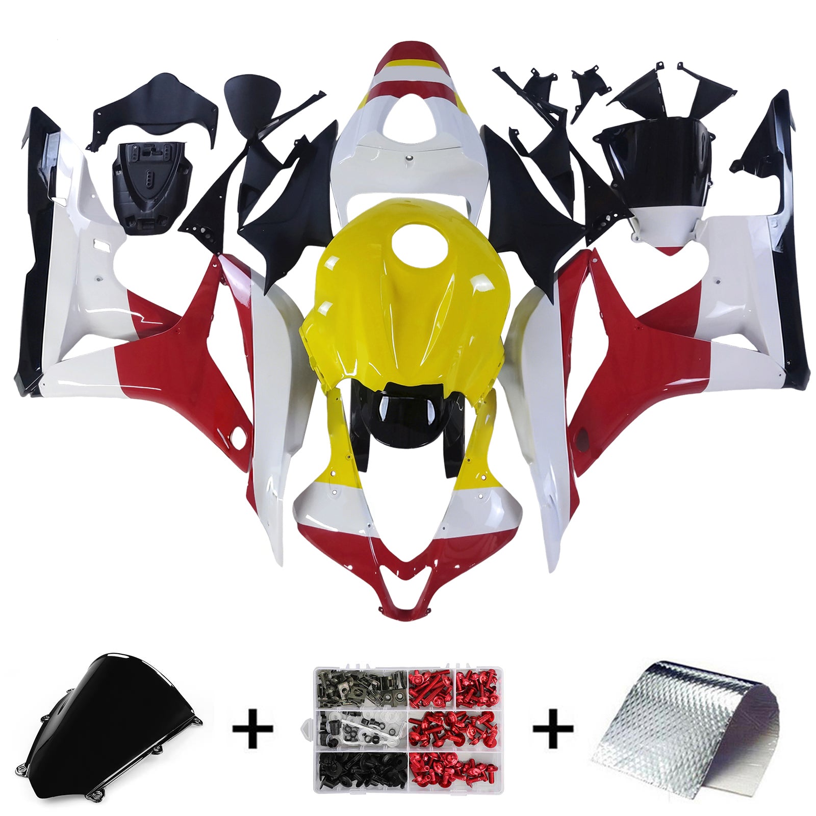 Injection Fairing Kit Bodywork Plastic ABS For Honda CBR600RR 2007-2008 F5