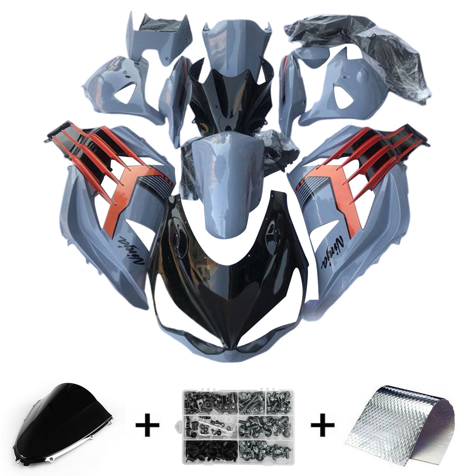 2012-2022 Kawasaki ZX14R ZZR1400 Injection Fairing Kit Bodywork