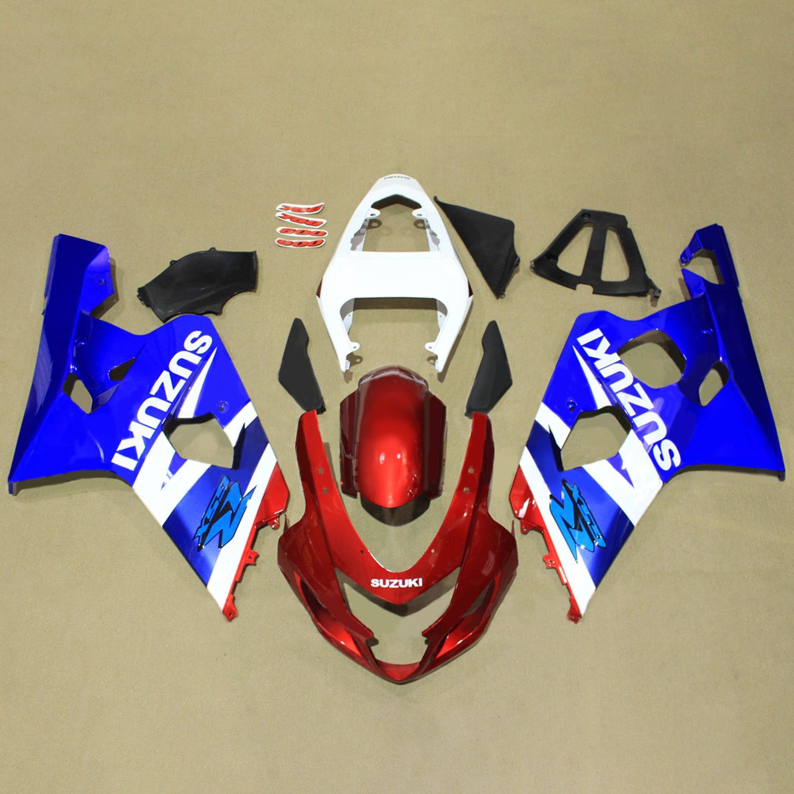 Injection Fairing Kit Bodywork Plastic ABS For Suzuki GSXR 600/750 2004-2005 K4