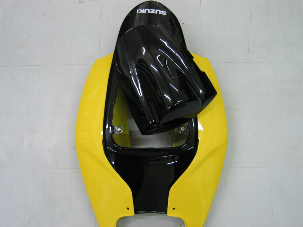 2006-2007 Suzuki GSXR 600 750 Black & Yellow GSXR Racing Fairings Generic