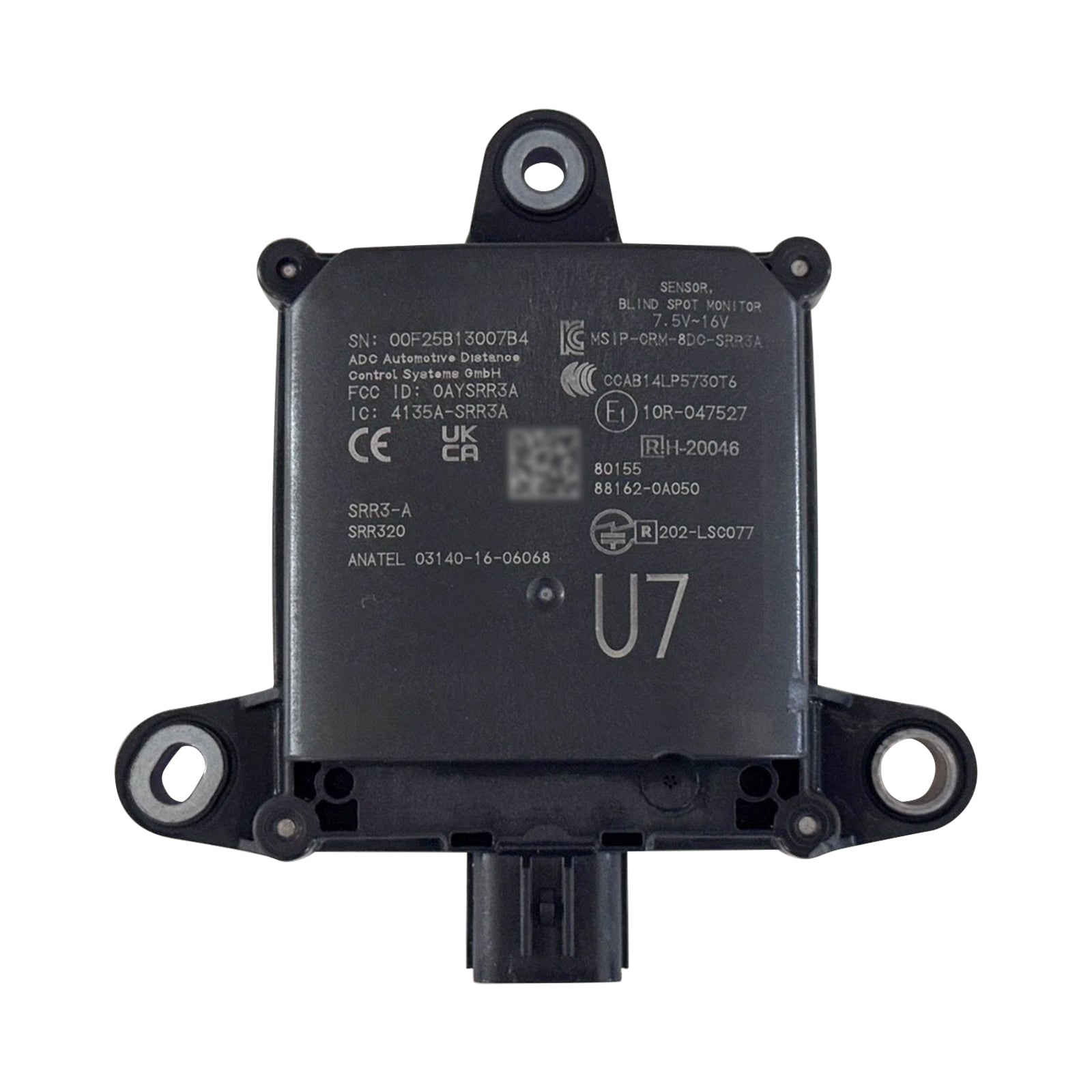 Rear Blind Spot Radar Sensor Module 88162-0A050 For Toyota Corolla Cross 2022-2025