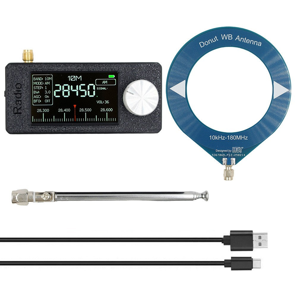 SI4732 Draagbare radio 0,5-108 MHz LSB AM FM Mini Pocket All-Band Radio-ontvanger