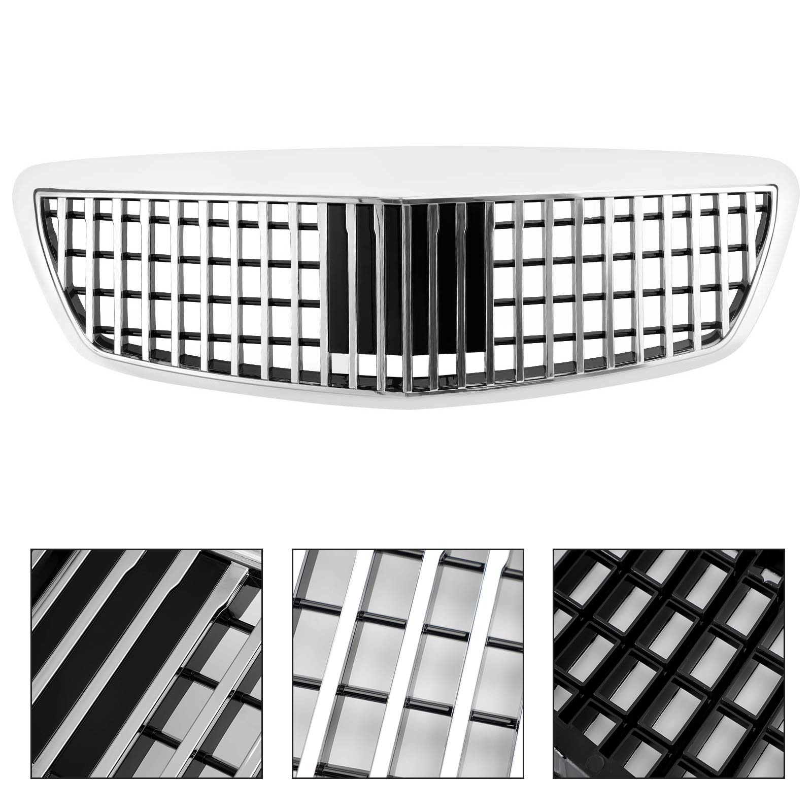 2007-2009 Benz S-Klasse W221 S550 S63 S450 MayBach Stijl Grille Grill Chroom