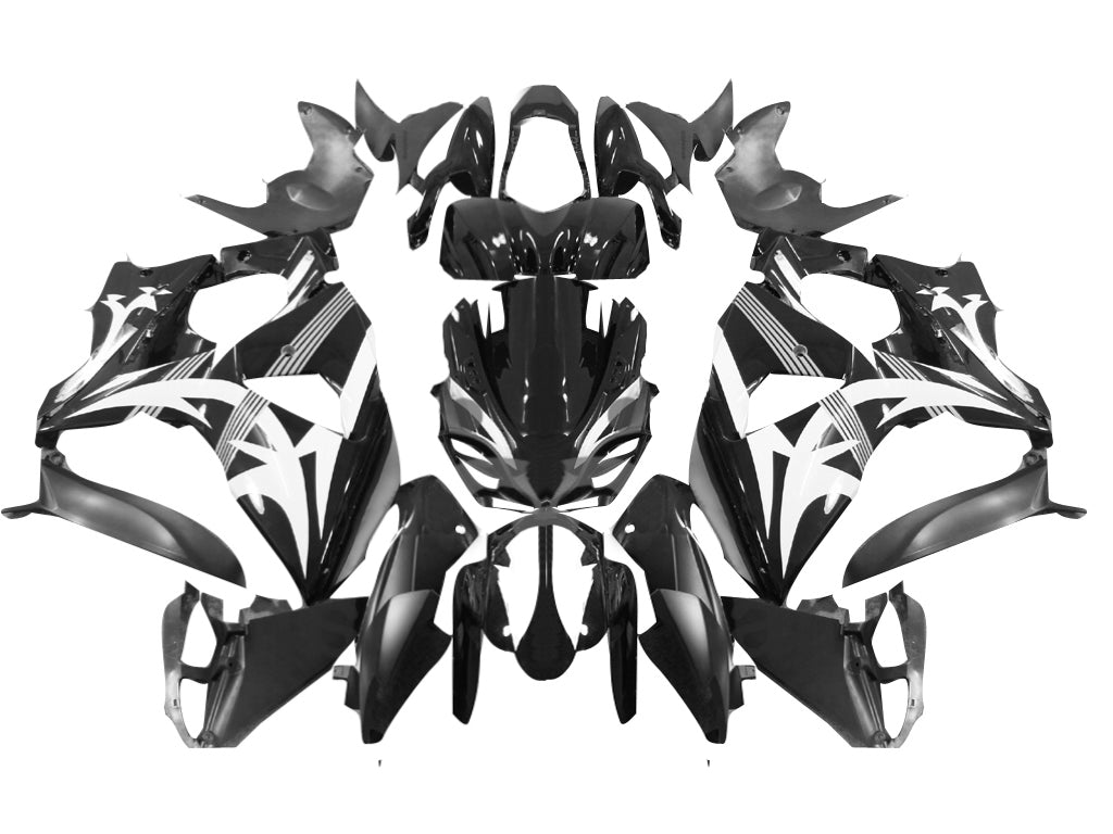 2009-2016 Suzuki GSXR 1000 Carénages Tribal Racing Noir & Blanc Générique