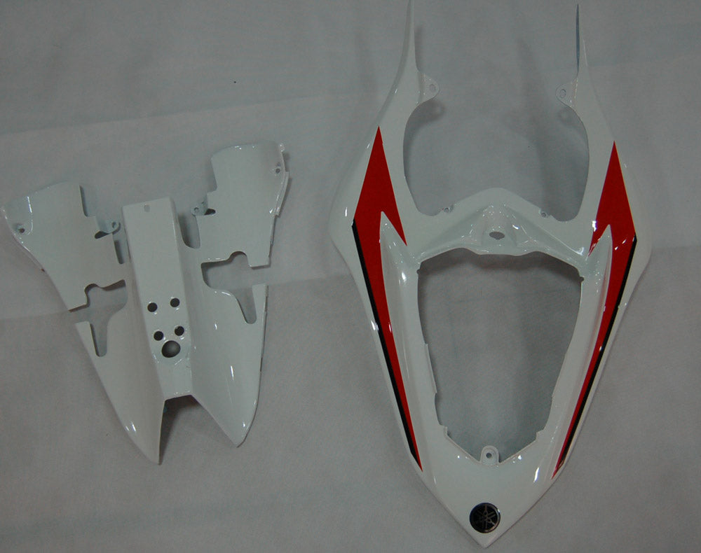 2007-2008 Yamaha YZF-R1 White & Red Racing Fairings Generic