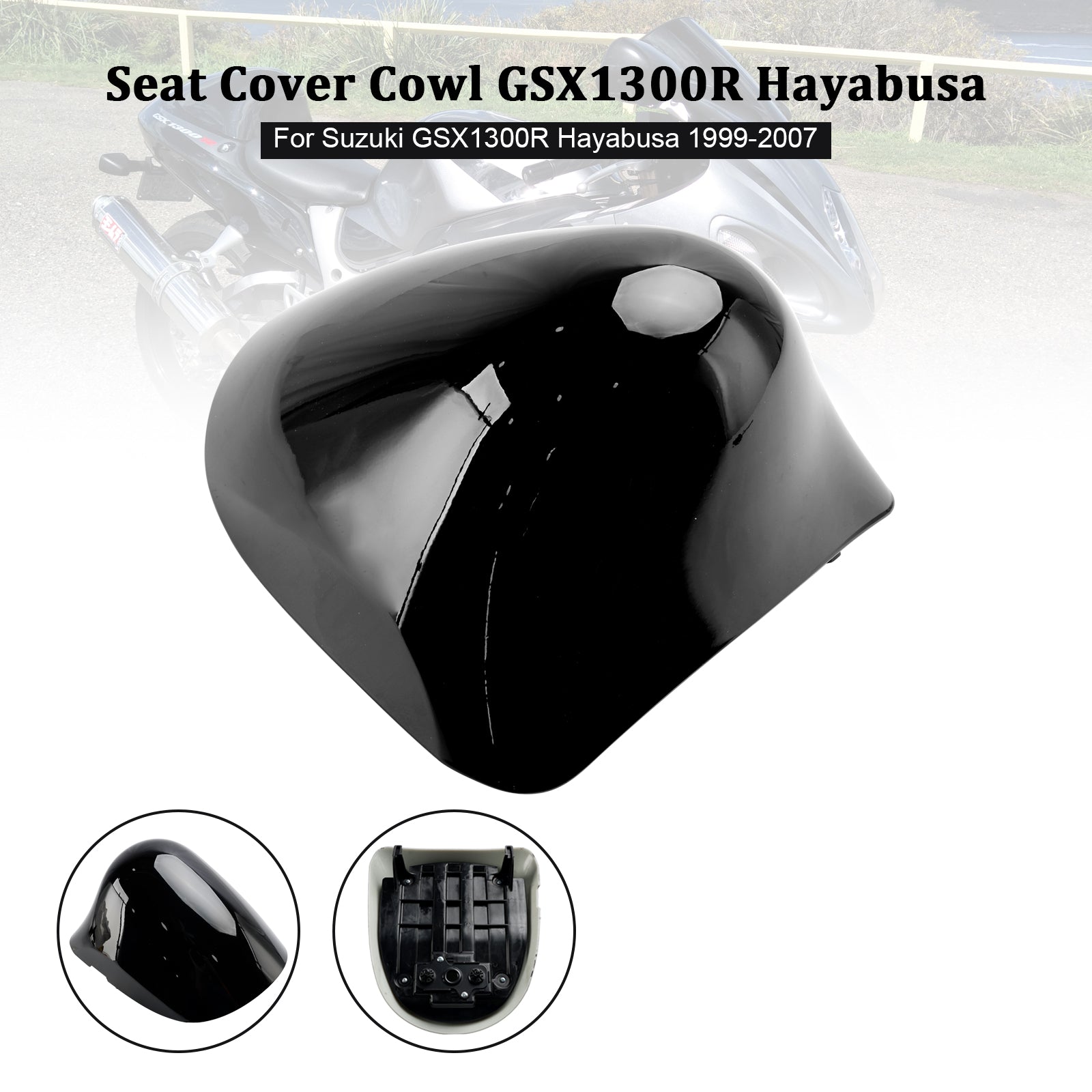 Rear Seat Fairing Cover For Suzuki GSX1300R GSX-R1300 Hayabusa 1999-2007