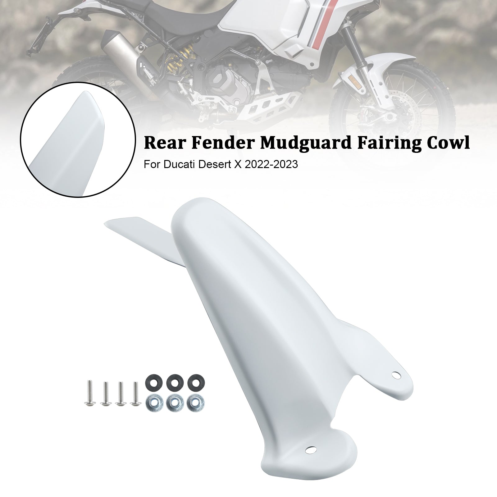 Capot de carénage de garde-boue arrière Ducati Desert X 2022-2023