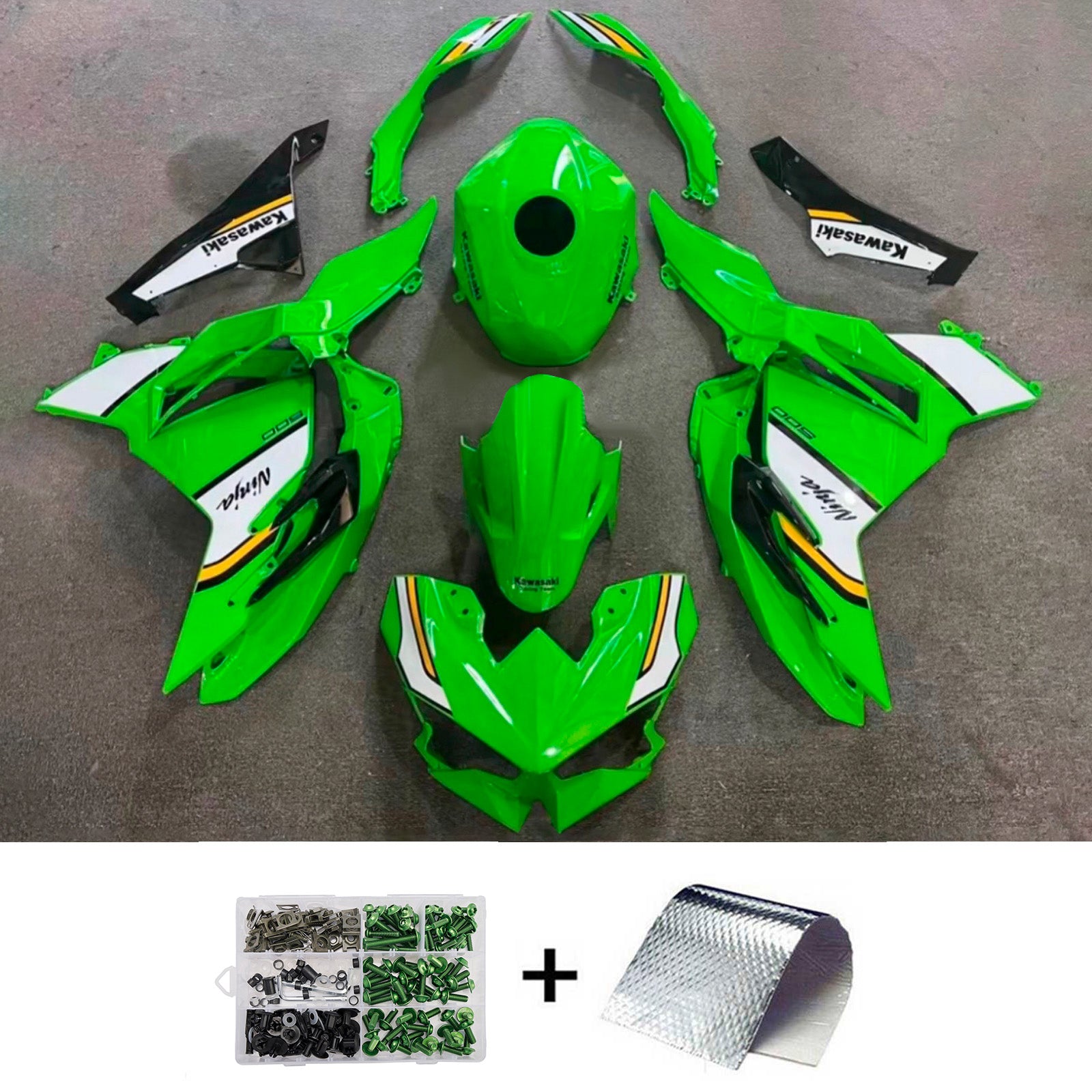 Kit carena iniezione Carrozzeria ABS adatto per Kawasaki Ninja 500 2024-2025