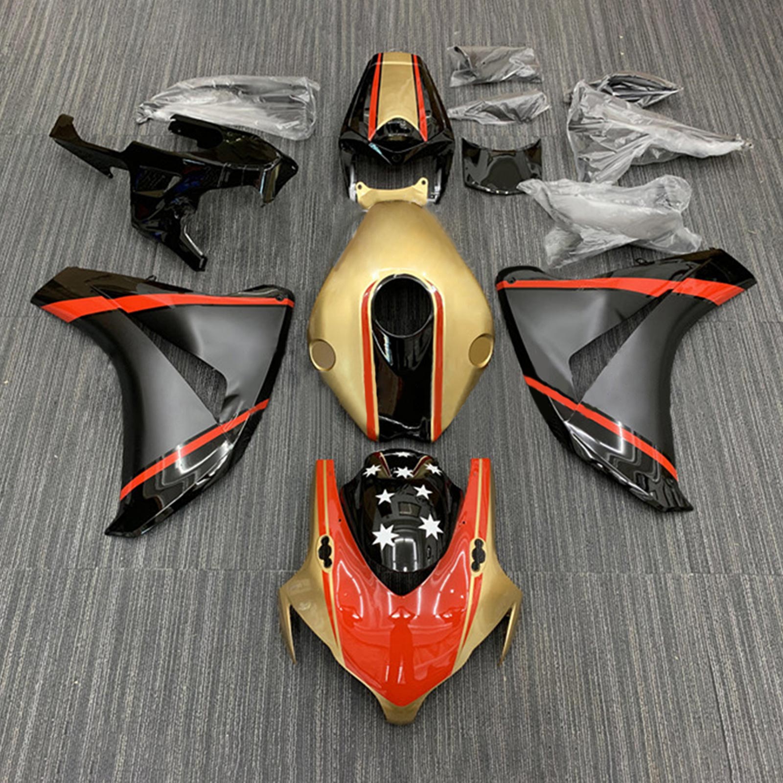 2008-2011 Honda CBR1000RR vstrekovacia kapotážová súprava Bodywork plast#193