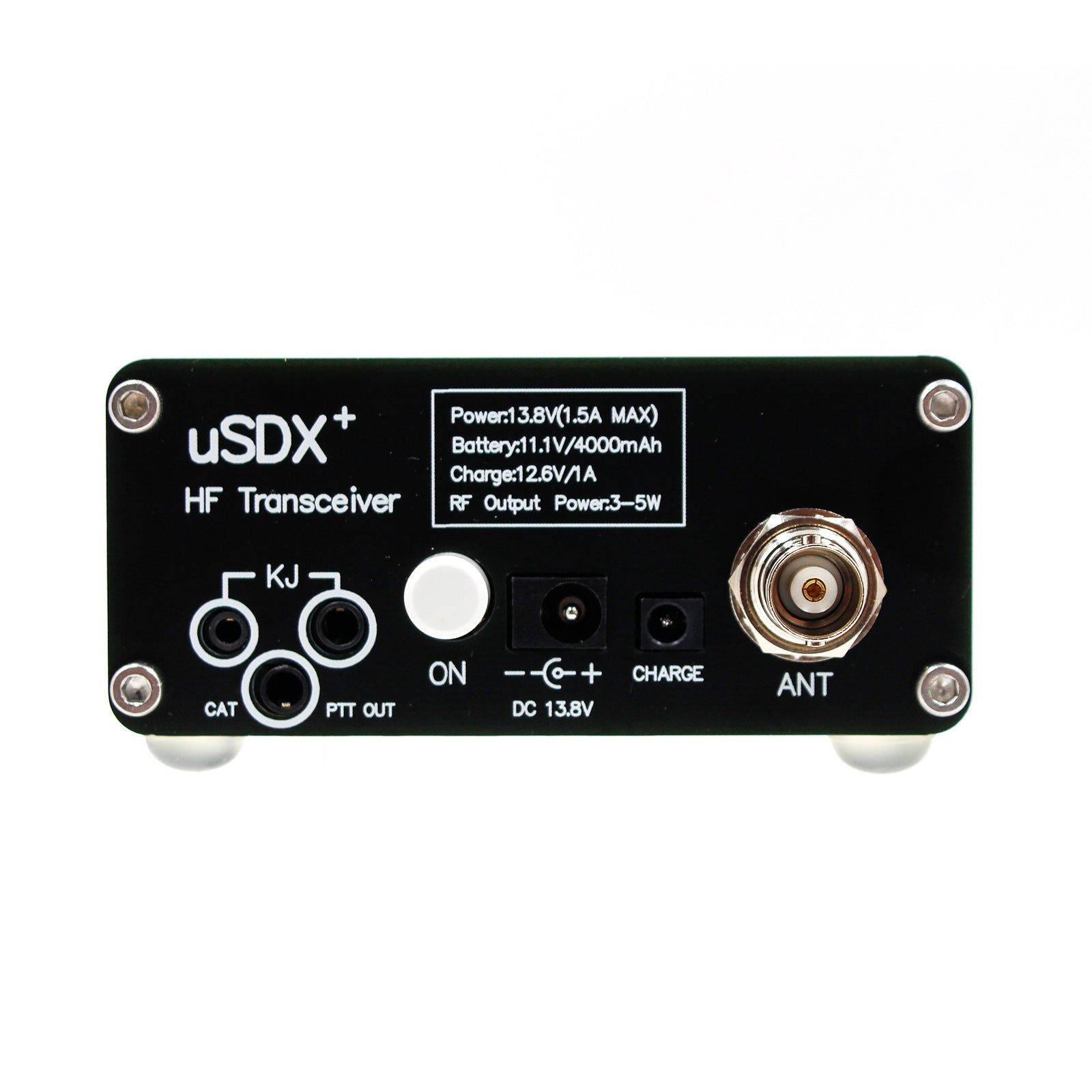 NIEUWE USDX + HF Transceiver HF Ham Radio QRP CW Transceiver 3W-5W Alle Modus 8 Band