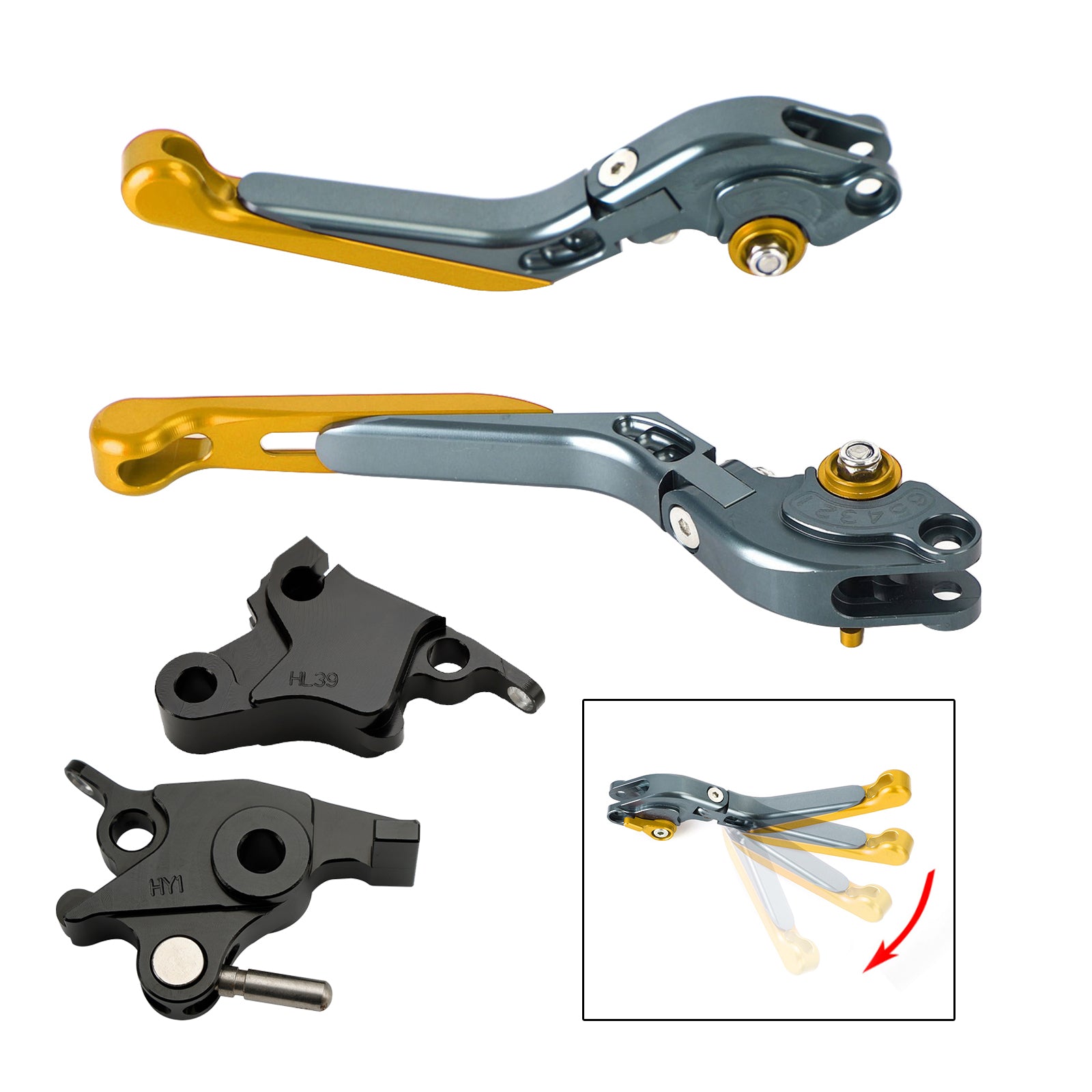 Levier de frein d'embrayage réglable CFMOTO 700CL-X Heritage 2021-2022