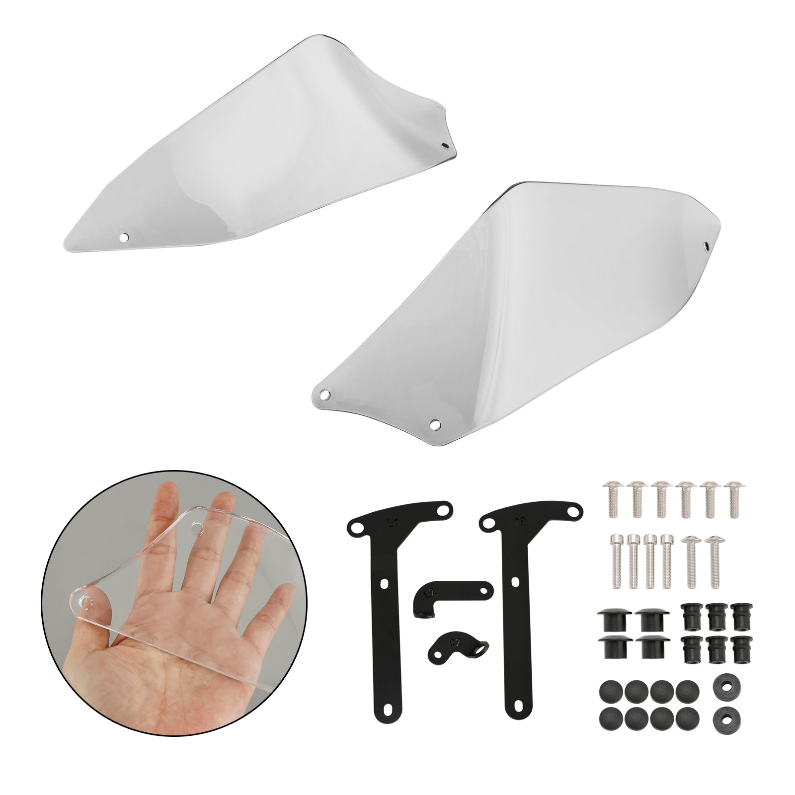 2022-2023 DUCATI Desert X Motorcycle Deflector Side Top