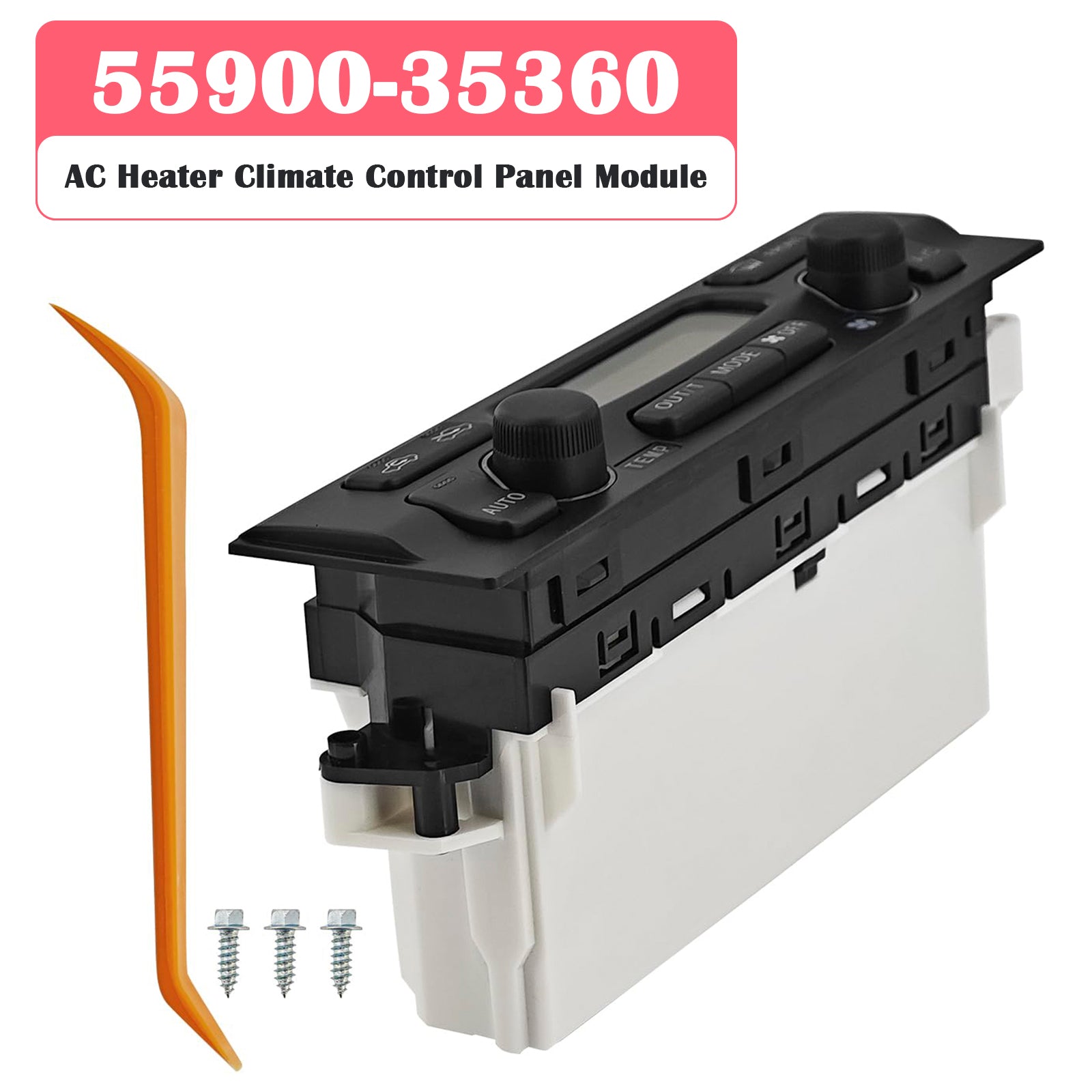 AC Heater Climate Control Panel Module for Toyota 4Runner 1999-2002 55900-35360