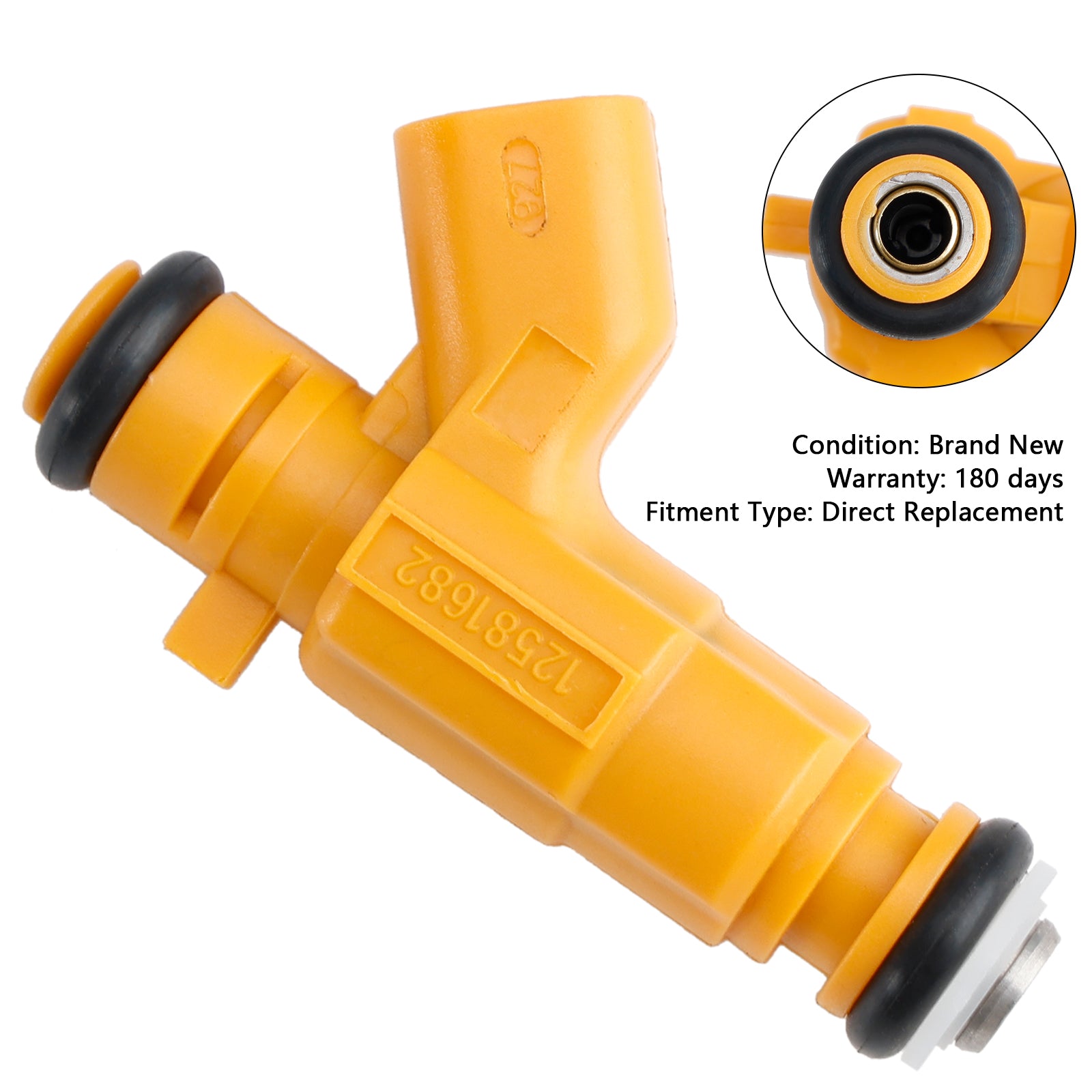 1 Uds inyector de combustible 0280156129 compatible con Vauxhall Vectra compatible con Saab 9-3 2.8L 12581682