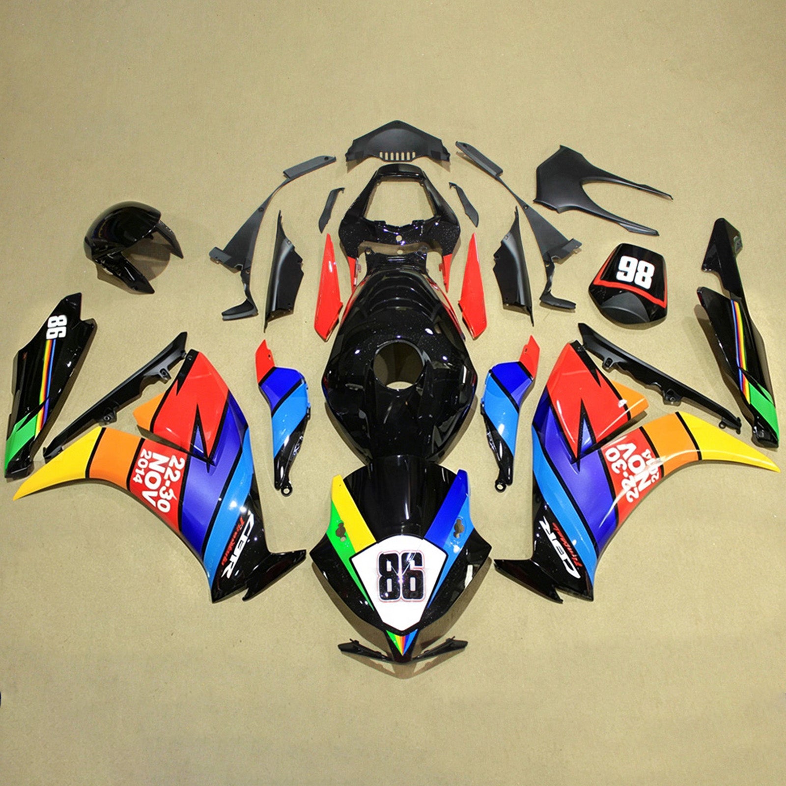 Injection Fairing Kit Bodywork Plastic ABS For Honda CBR1000RR 2012-2016
