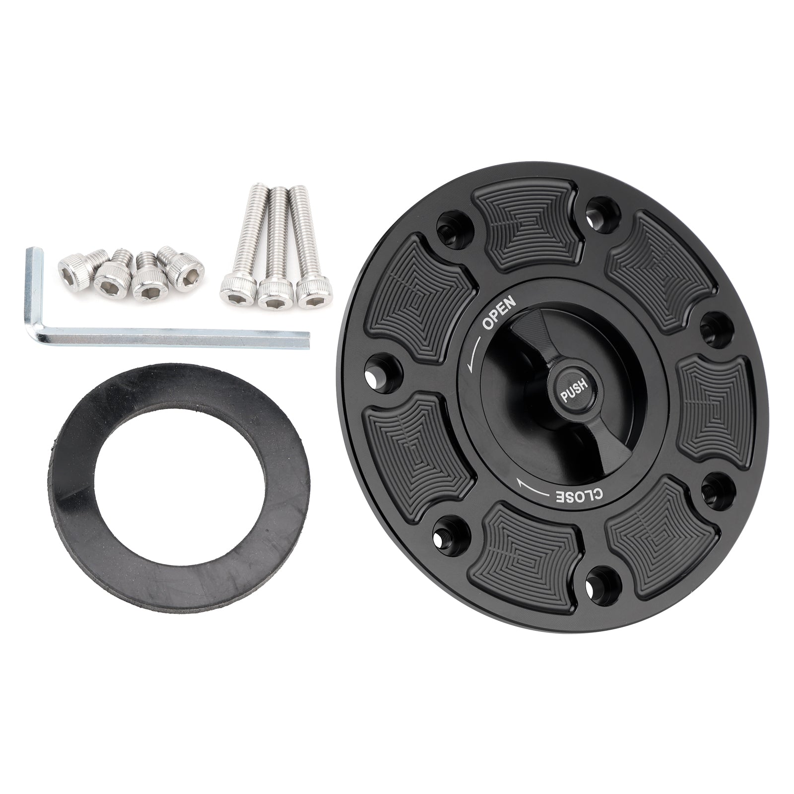 ALUMINUM QUICK-TURN FUEL GAS CAP FOR 390/790/890 DUK 2017-2025 93807908000