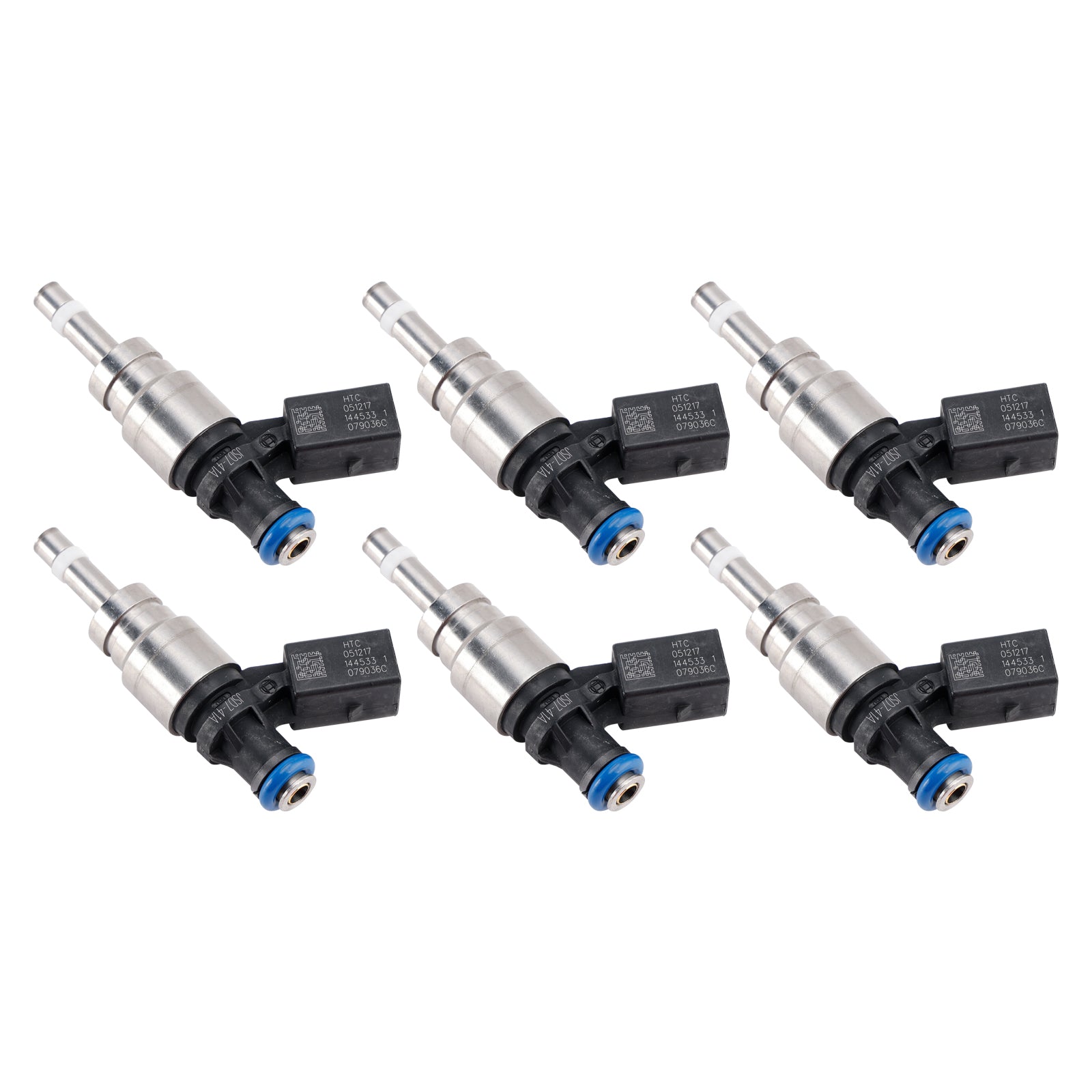 2007-2009 Audi S8 5.2 V10 6PCS Fuel Injector 0079-906-036-AA 06E906036F