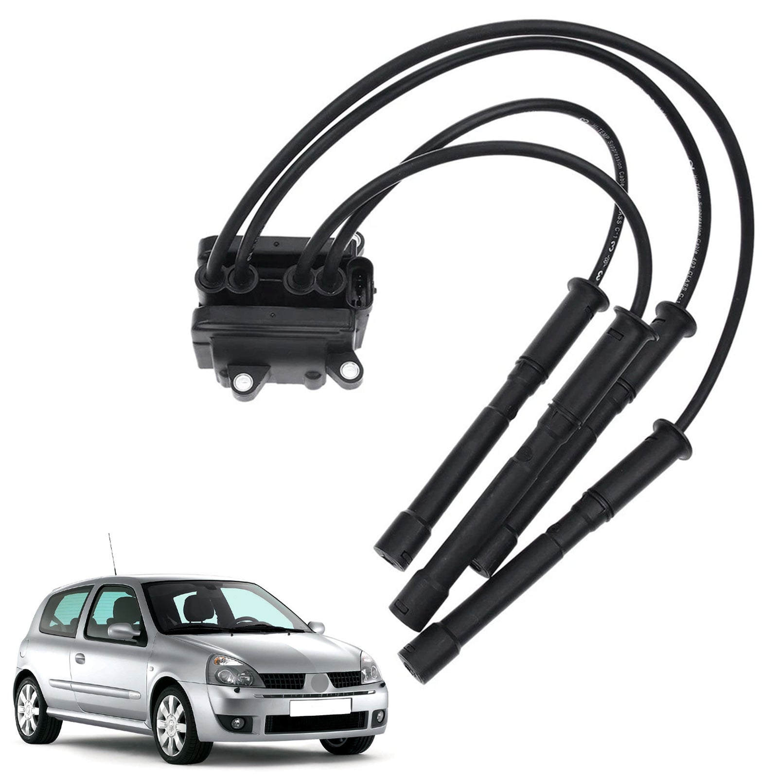 Pack de bobines d'allumage 8200051128 pour Renault Clio II Renault Kangoo Twingo