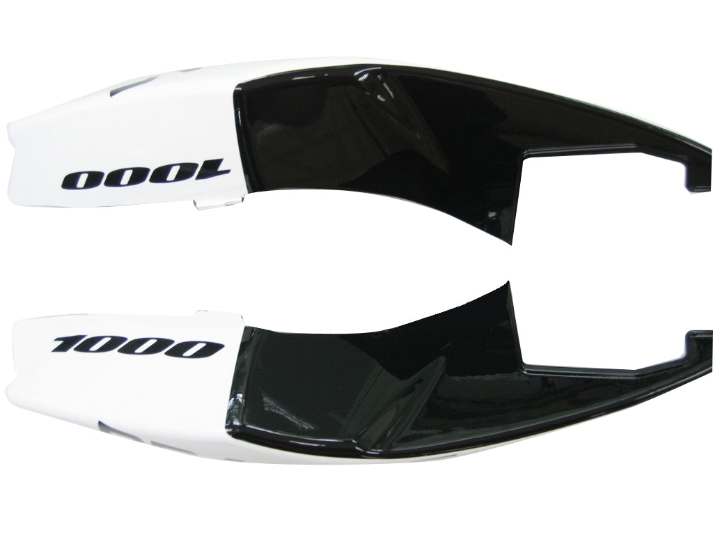 2005-2006 Suzuki GSXR 1000 White & Silver GSXR Racing Fairings Generic