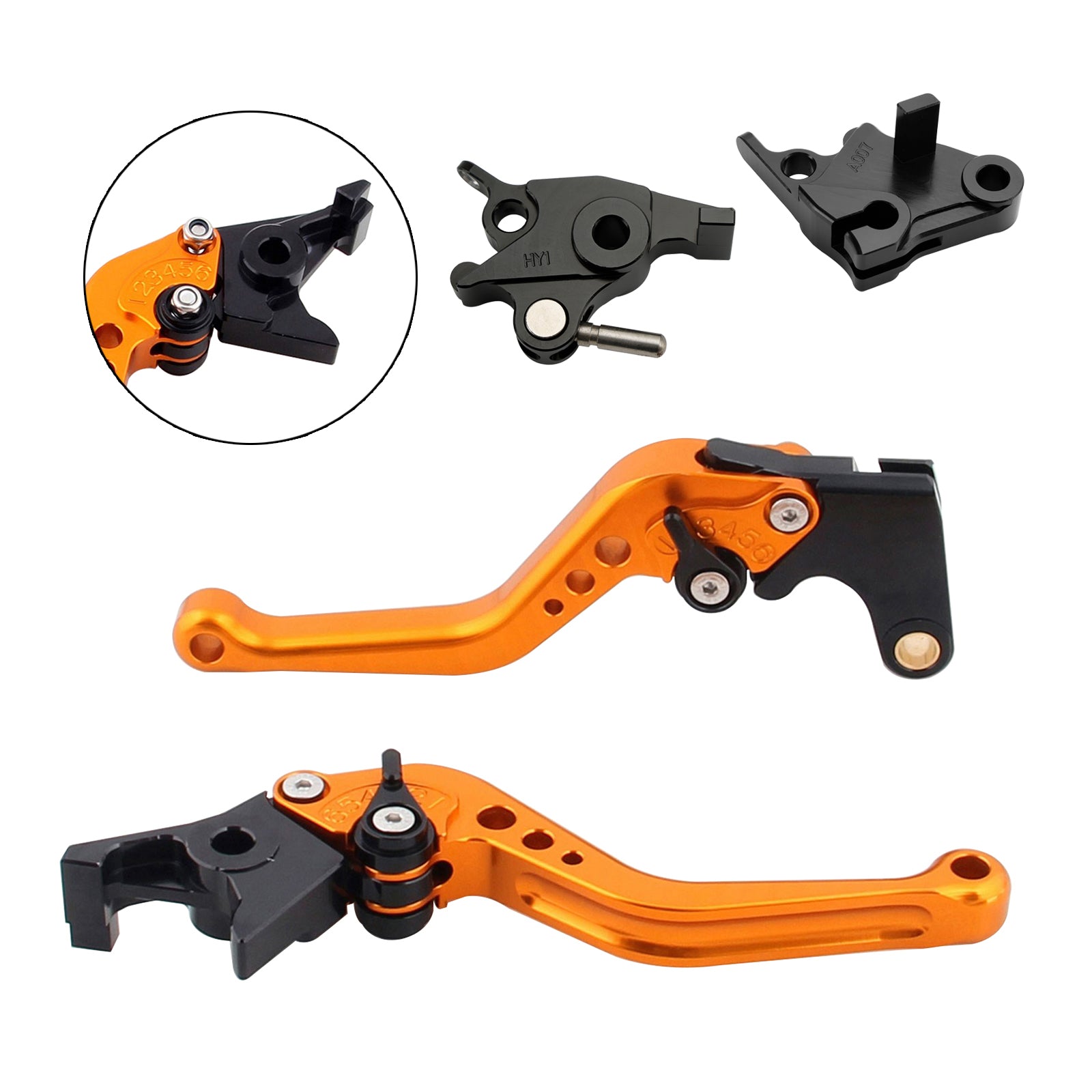 Ny kort kopplingsbromsspak Fit för CFMOTO 400NK 650NK 650MT 650GT 2020-21
