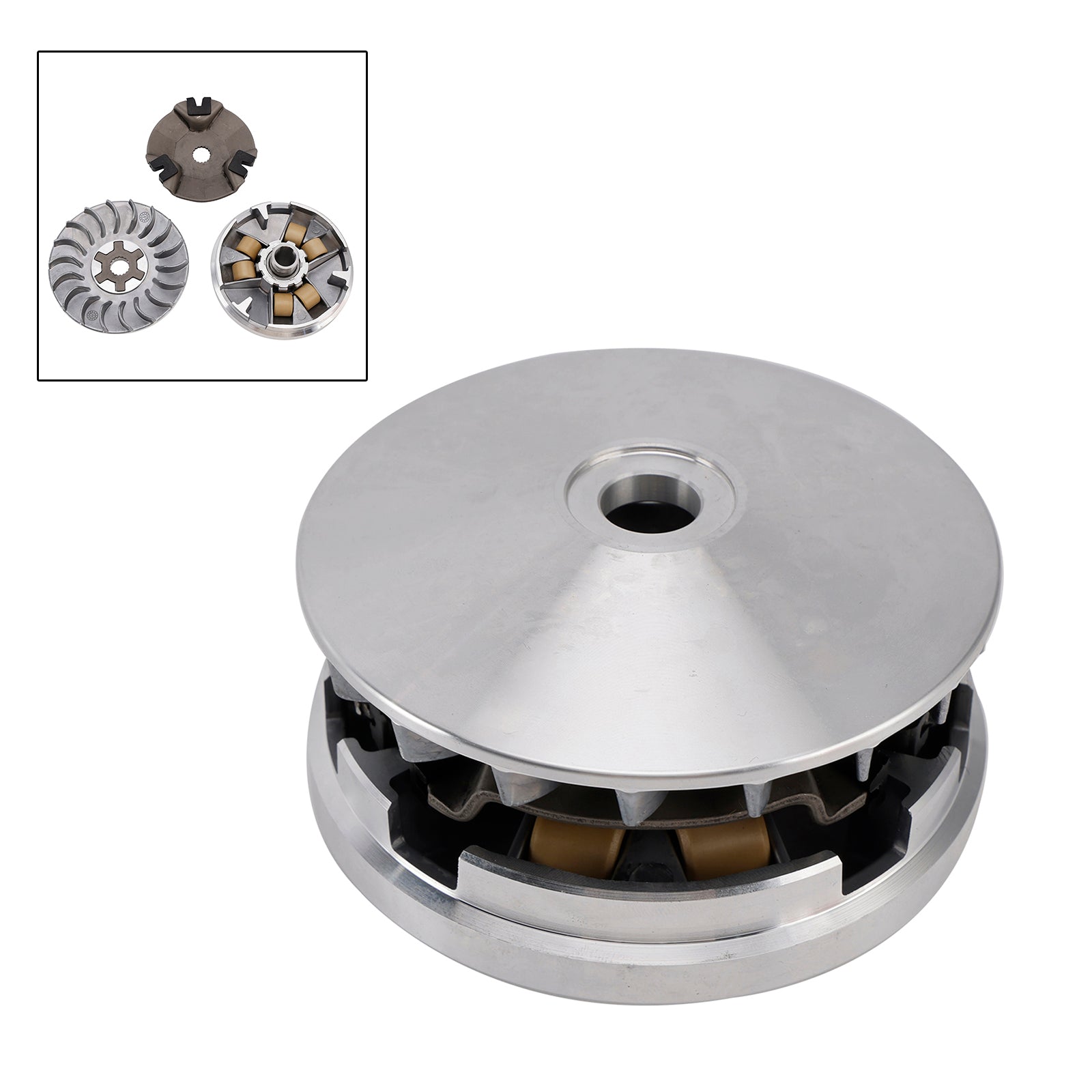 Jeu de poulies de variateur d'embrayage avant 22102-116-000 pour Adly Atv 50 V/Rs Supercross
