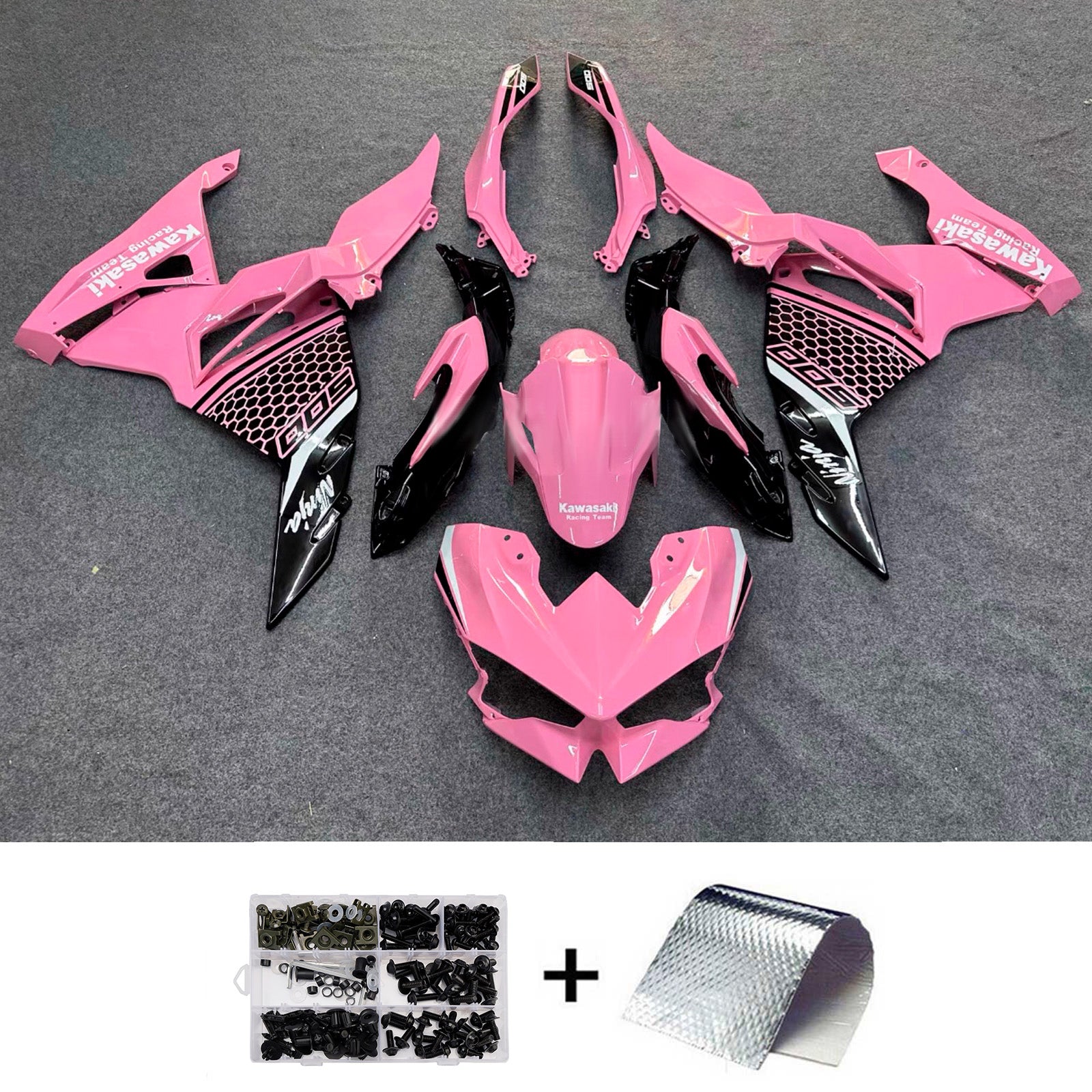 Kit carena iniezione Carrozzeria ABS adatto per Kawasaki Ninja 500 2024-2025