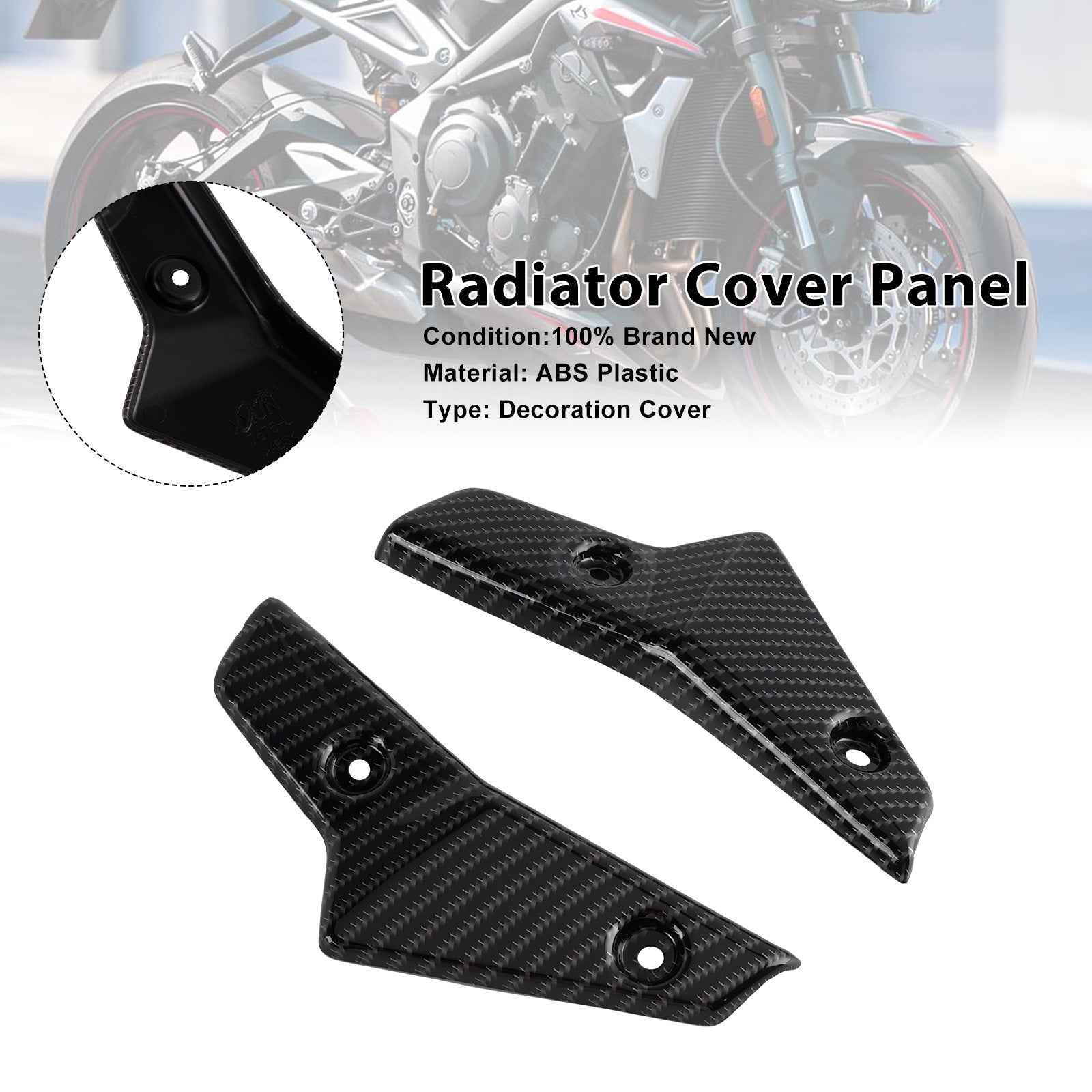 2020-2022 Street Triple 765 R/RS Kylarsidoskyddspaneler