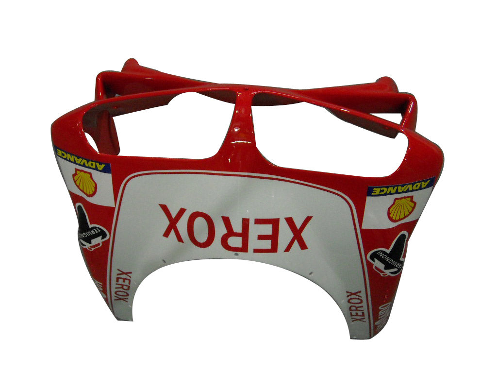 1996-2002 Ducati 996 Carénages Amotopart Rouge Blanc Carénage des douanes Xerox Racing