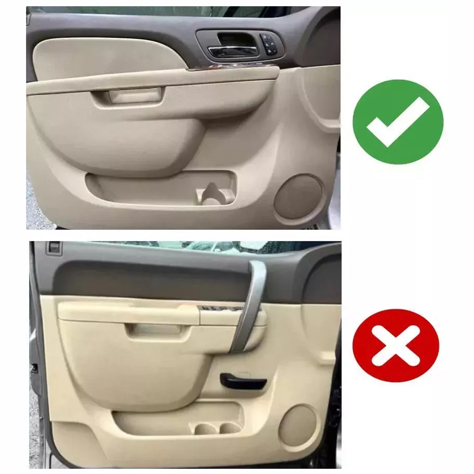 80995 Främst till vänster dörr armstöd reparationssats (27 tum) för utvalda chevrolet/gmc