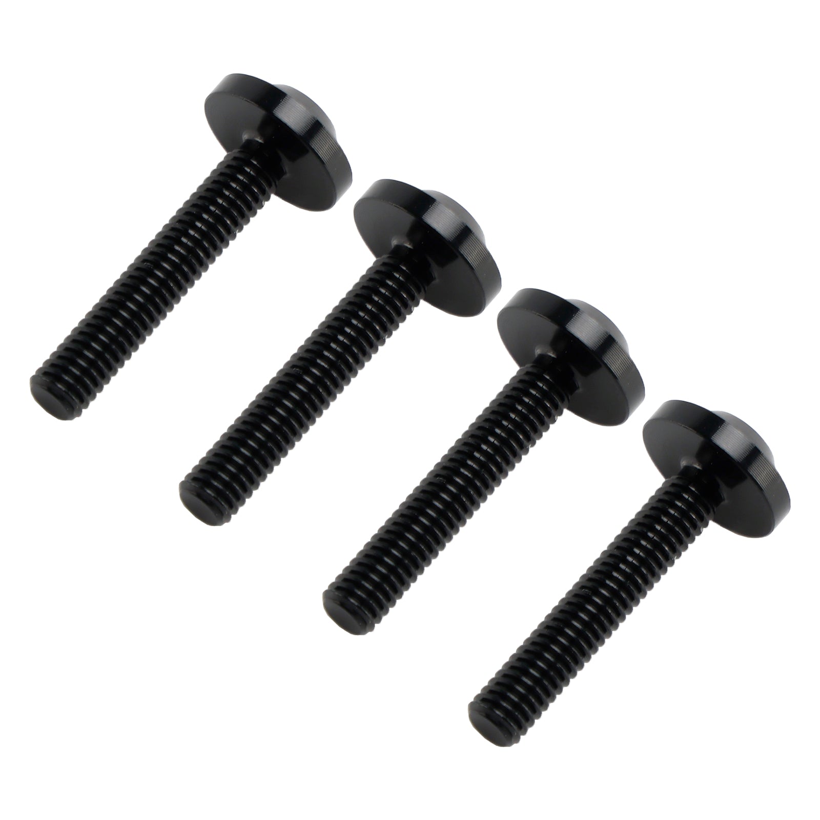 4x ALU Black Decorative Windshield Screws For Road Glide FLTR FLTRX 2015-2023