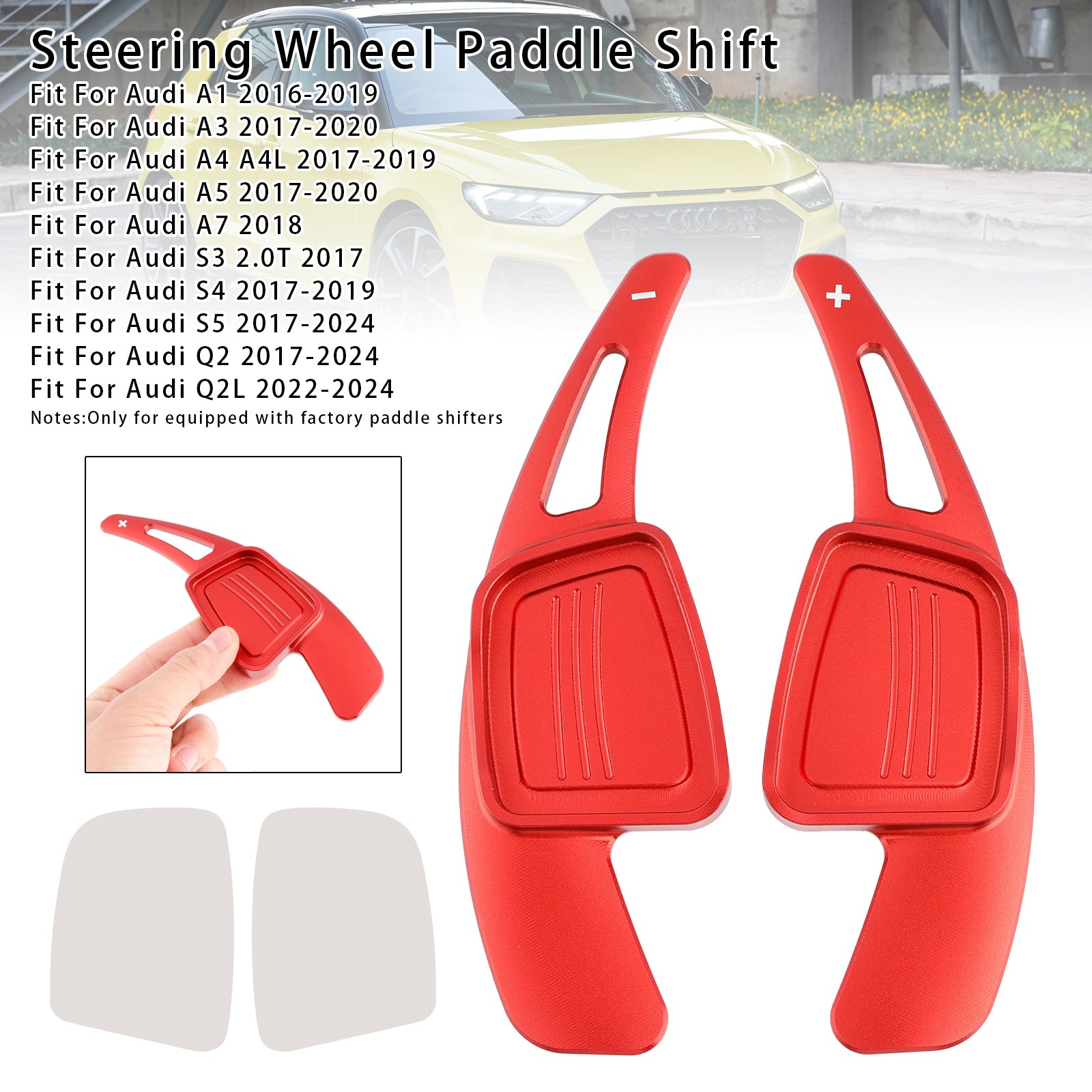 Ratthjulets skifterforlengelse for Audi Q3 Q5 Q7 S3 S4