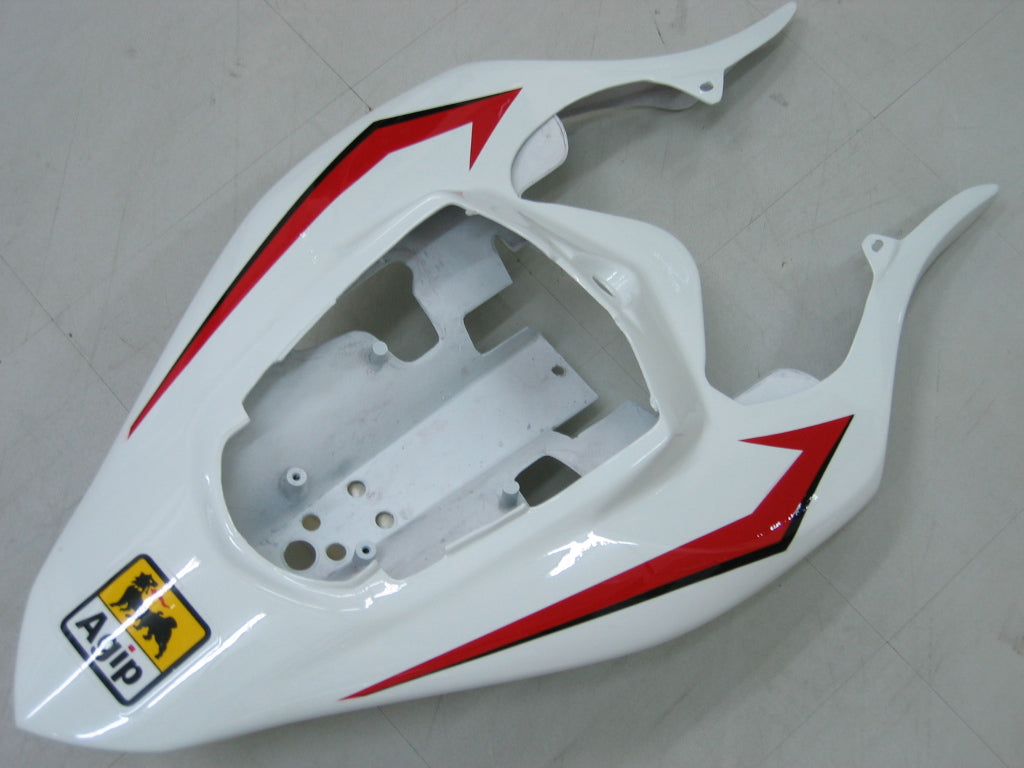 2004-2006 Yamaha YZF-R1 White Red Racing Fairings Generisk