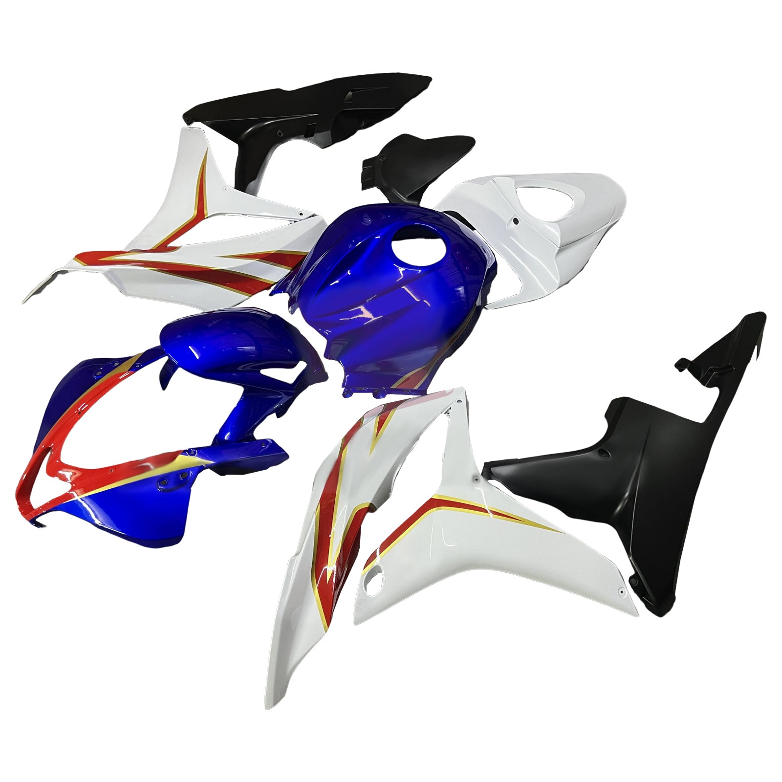 Injektionsmässa Kit Bodywork Plastic ABS för Honda CBR600RR 2007-2008 F5