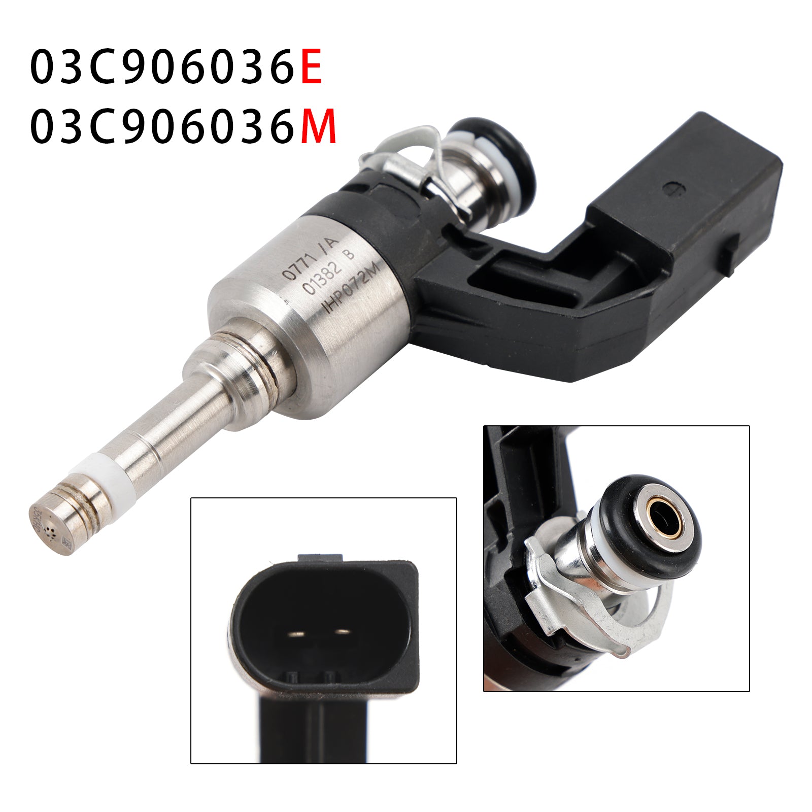 1Pcs Fuel Injector For VW Golf V VI Polo Audi A1 1.4L 03C906036E 03C906036M