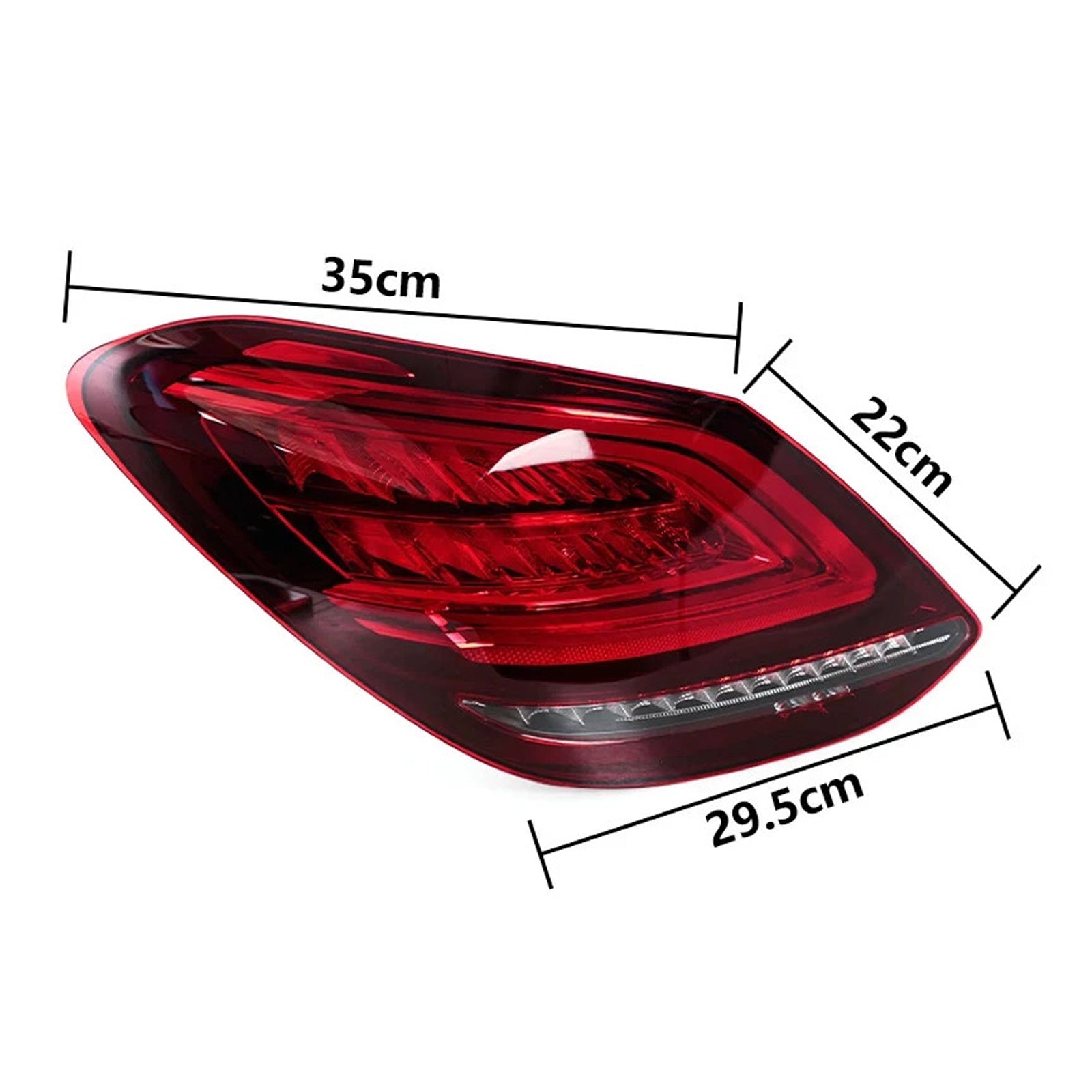 Left LED Rear Tail Light Brake Lamp For Mercedes Benz C-Class W205 2019-2021