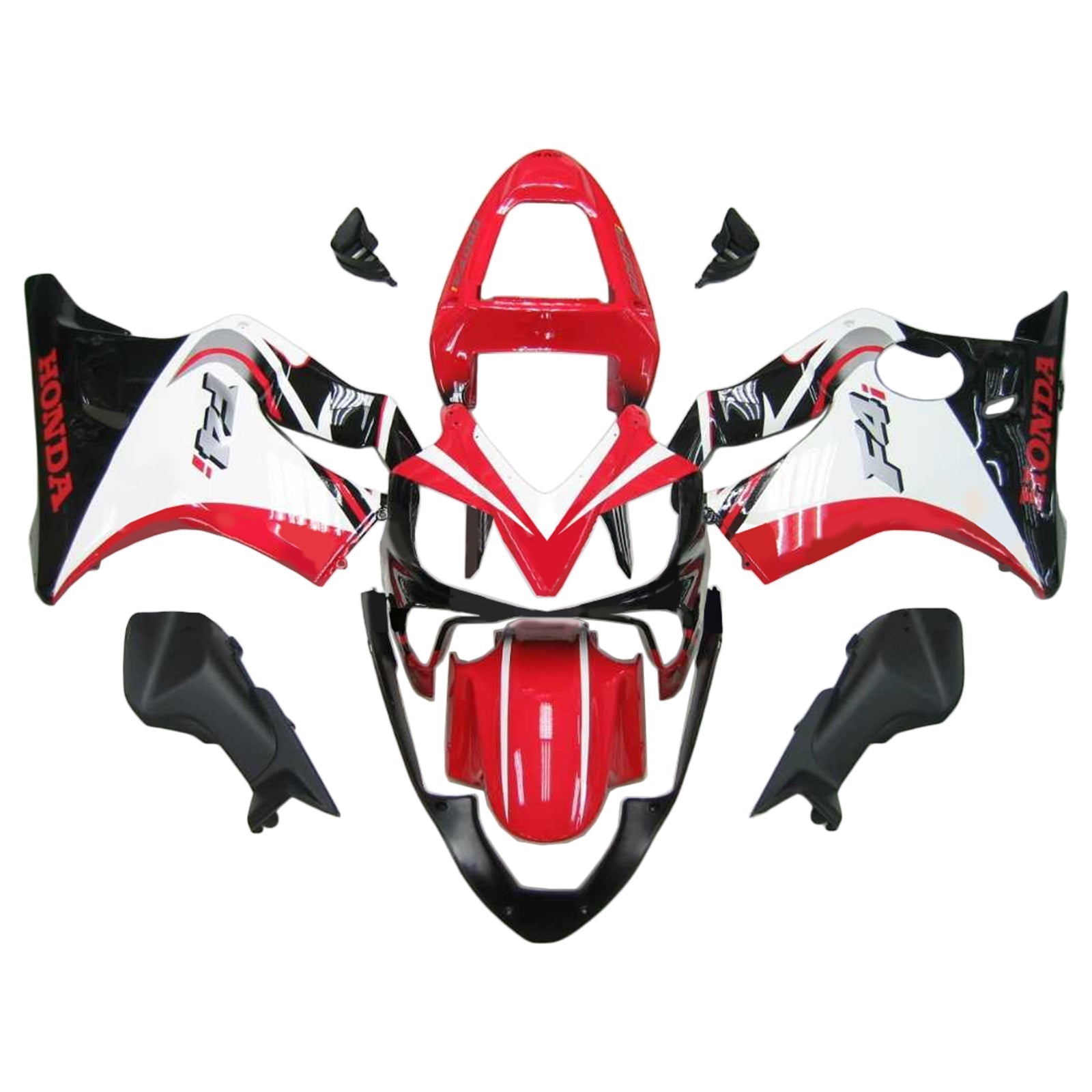 2001-2003 Honda CBR600 F4i Kit de carénage d'injection carrosserie plastique ABS #120