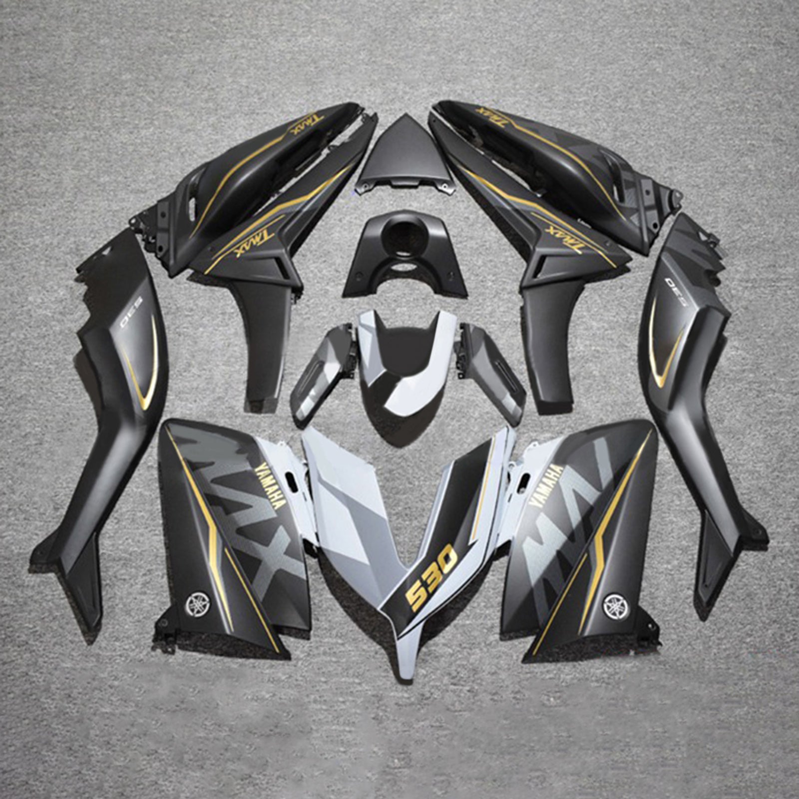 2015-2016 Yamaha T-MAX TMAX530 Kit de carénage Bodywork Abs
