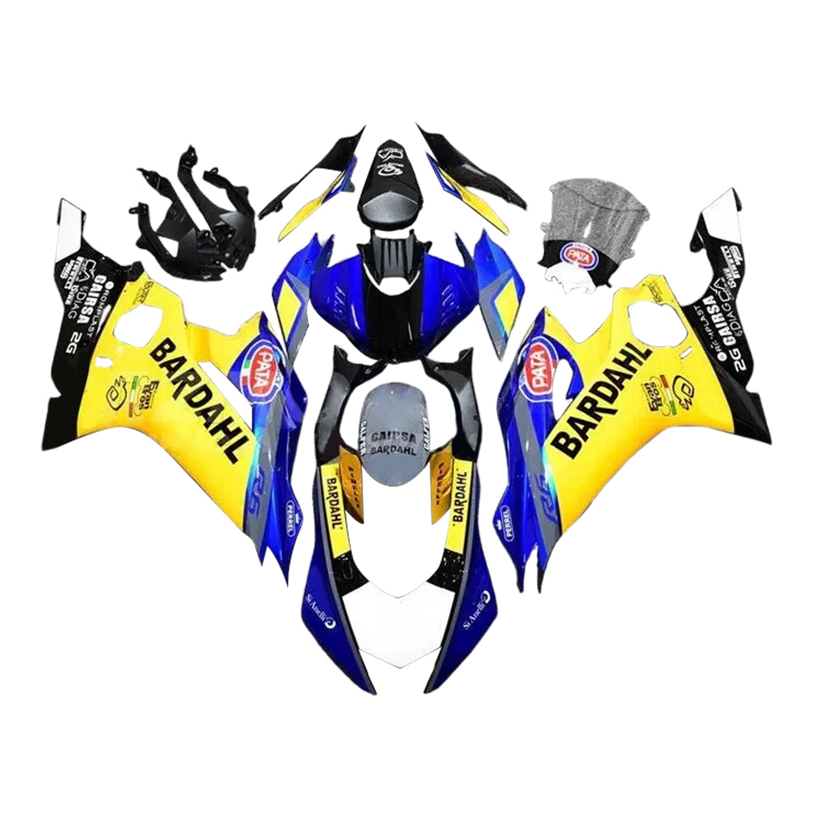 Kit de carénage d'injection Yamaha YZF-R6 2017-2023 carrosserie plastique ABS