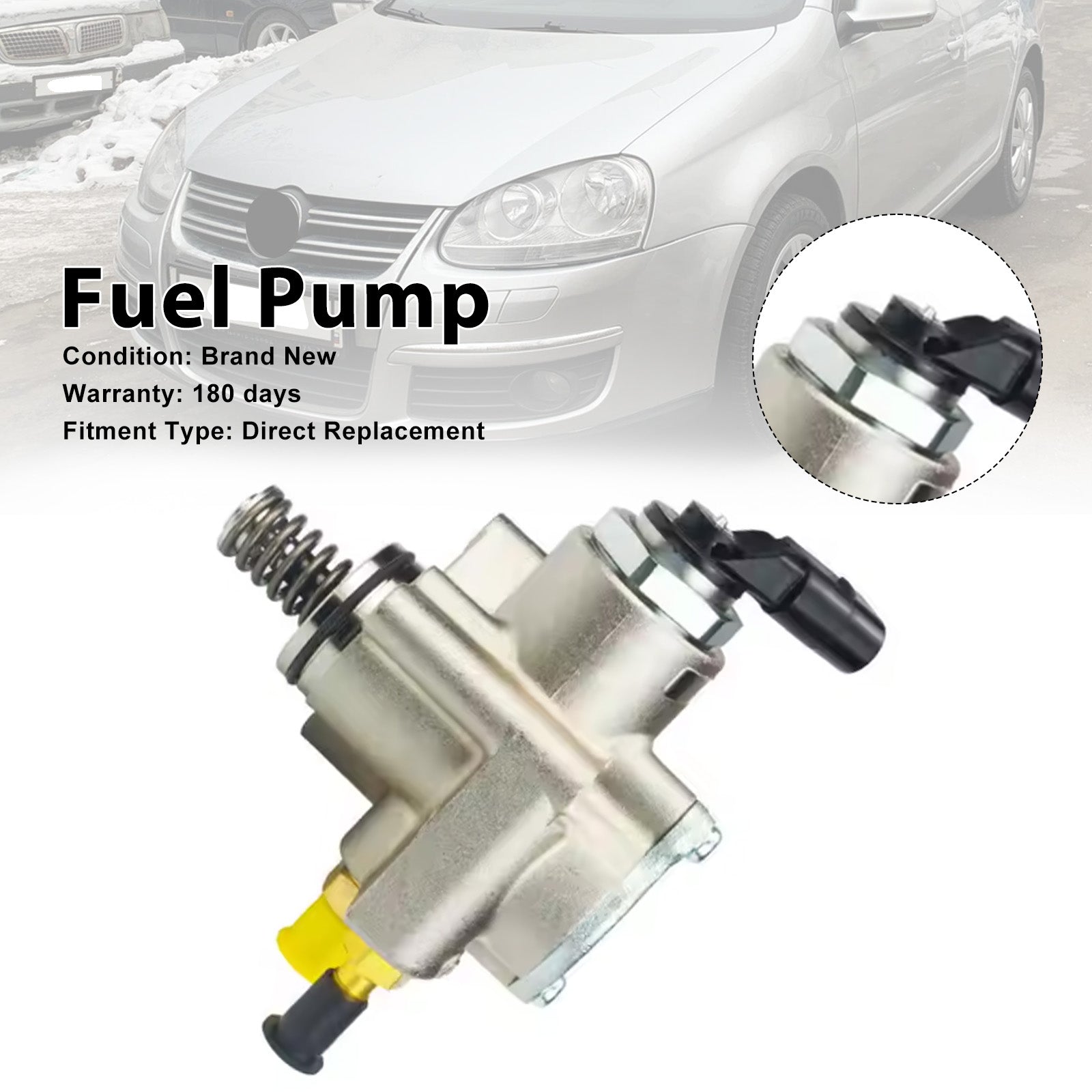 High Pressure Fuel Pump 03C127025T Fit VW Golf Plus Touran Jetta III 1.4L