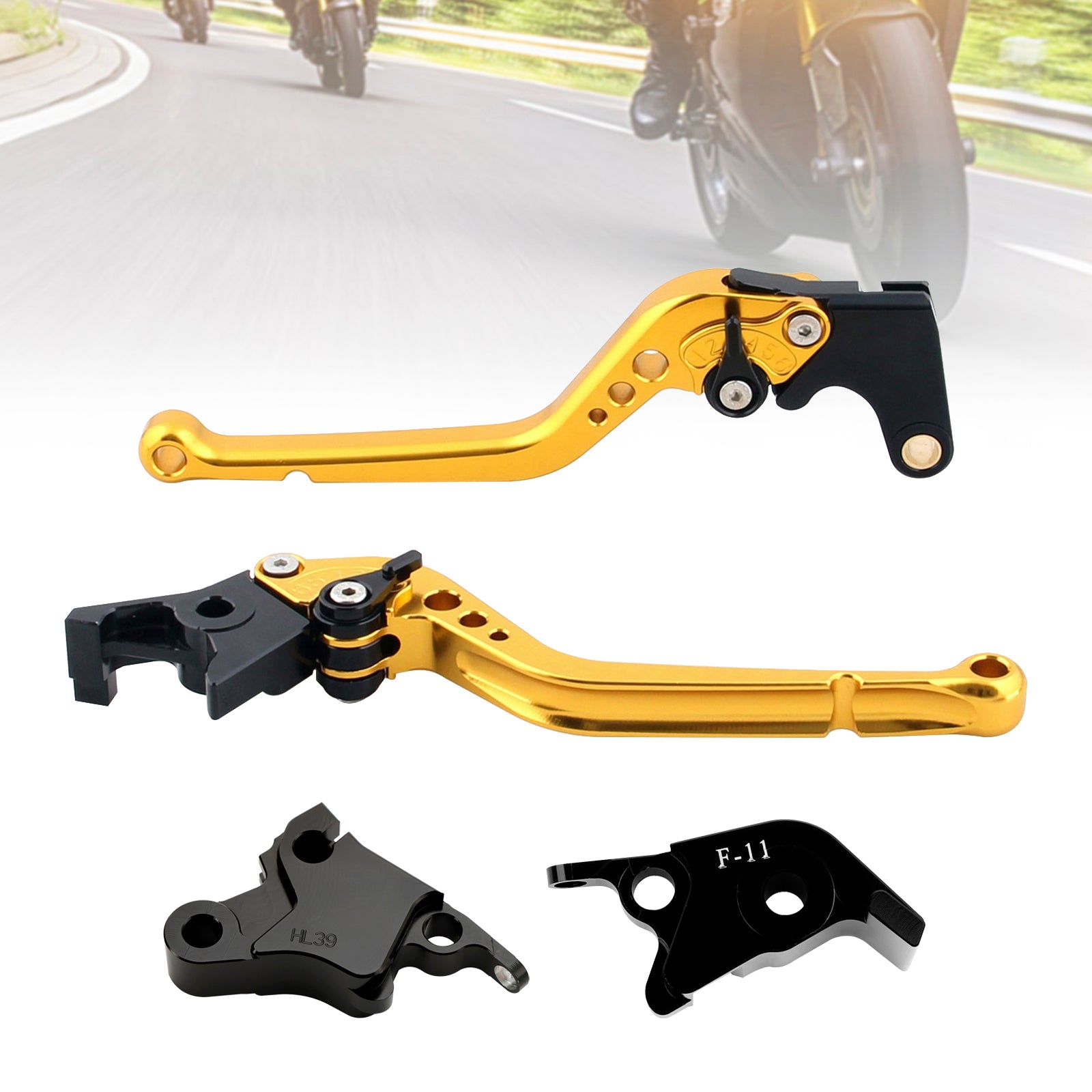 Palanca de freno de embrague larga apta para CFMOTO 700CL-X Sport 2021-2022