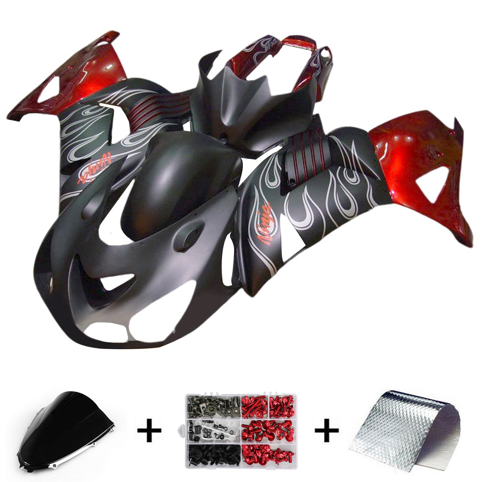 2006-2011 Kawasaki ZX14R ZZR1400 Injection Fairing Kit Bodywork