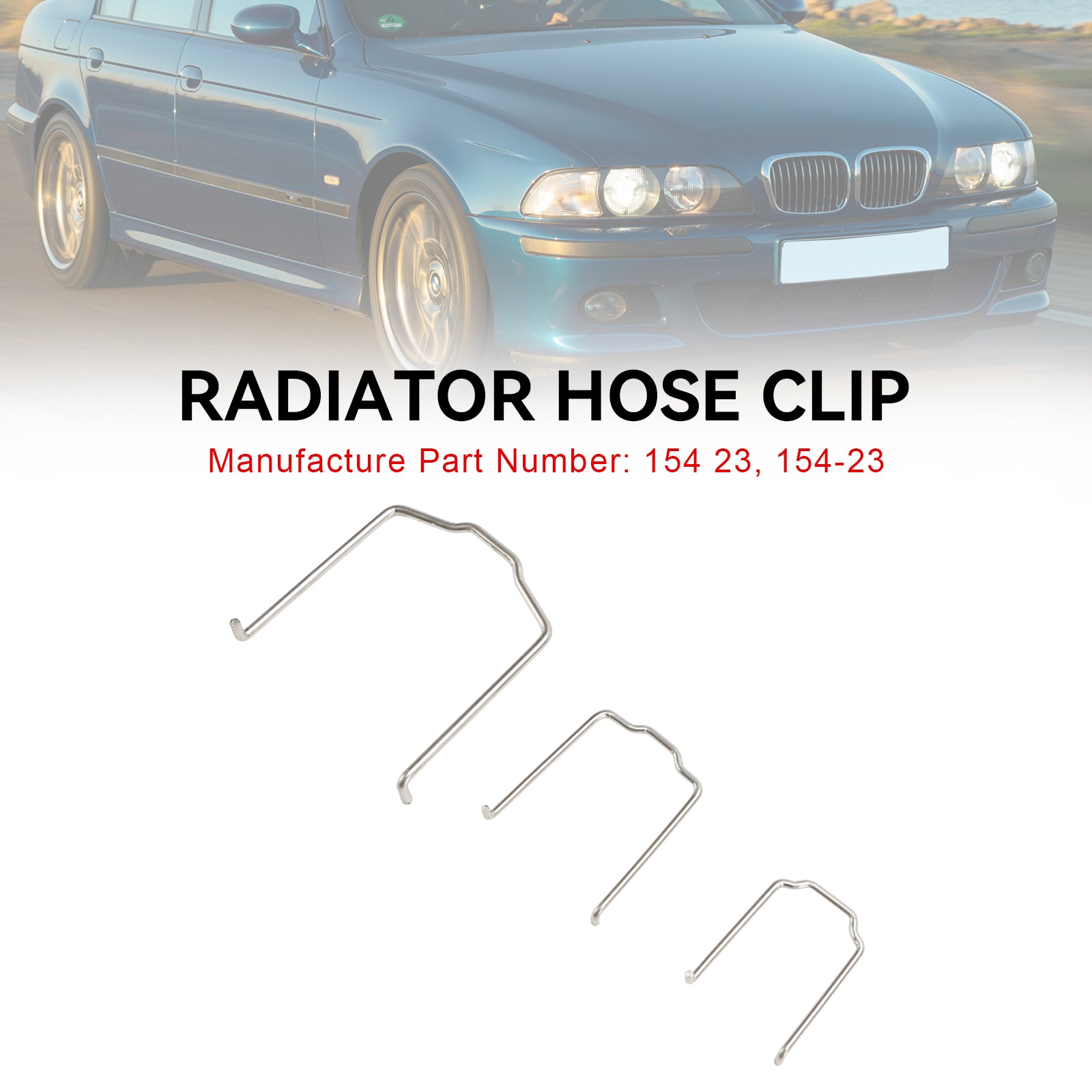 Clip de tuyau de radiateur pour BMW E39 E38 E60 E90 745Li X5 E46 325I 328I M3 540I 740Il