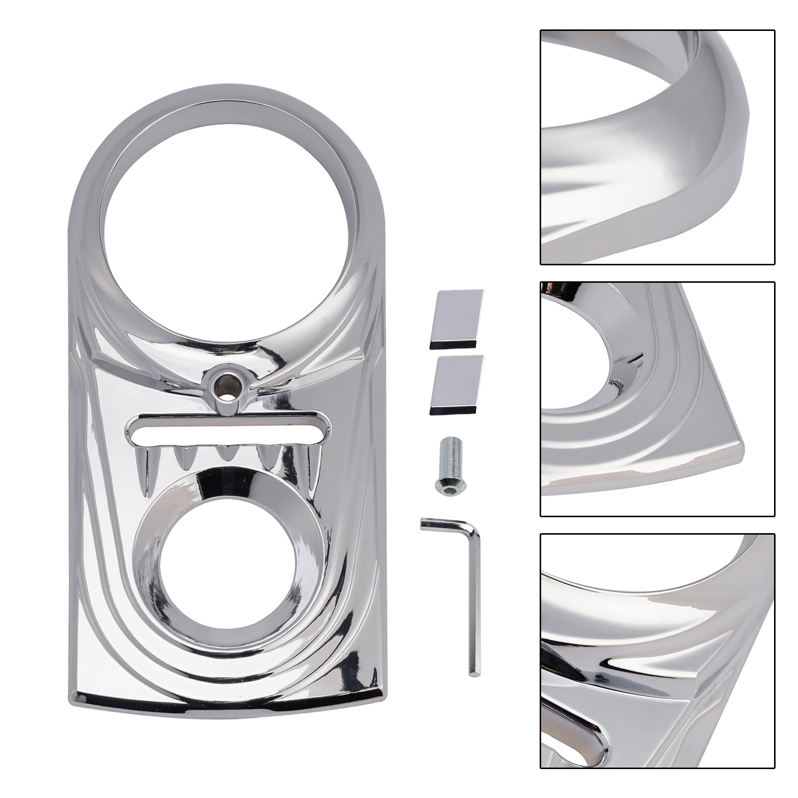 Gas Tank Dash Panel Insert Cover For Softail FLSTC FXST Street Glide